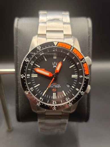 Maratac CountyComm Alto Mare 42mm 500M Miyota 9075 Titanium Automatic GMT Watch
