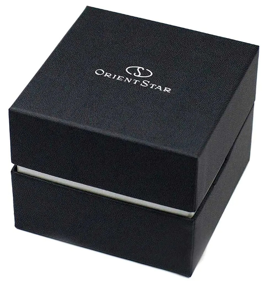 Orient Star RK-AT0201G Automatic Gold Dial Men’s Watch Power Reserve Indicator