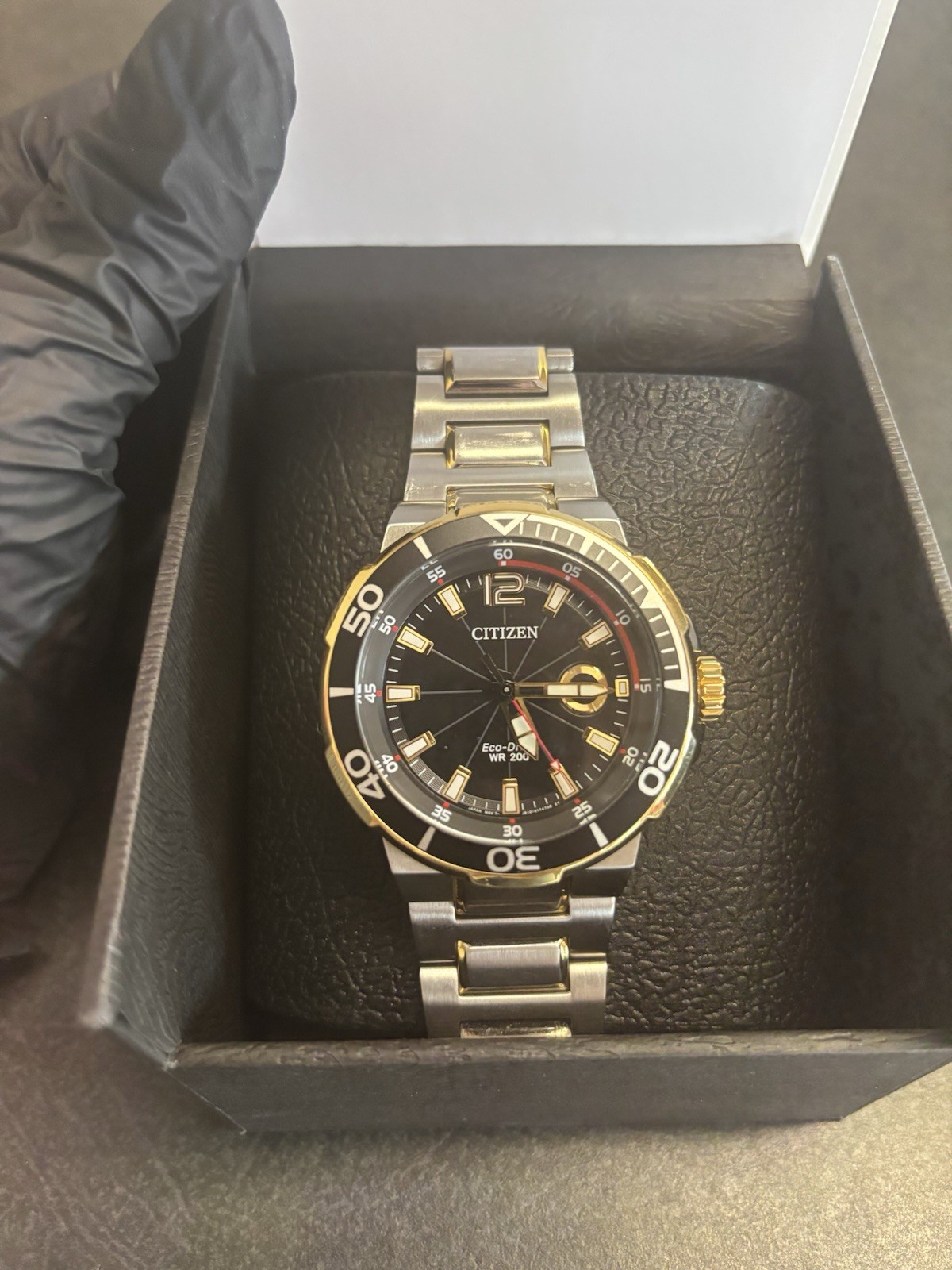 Citizen Eco-Drive AW1426-59E Diver — Solar WORKS- Two Tone 200M Water Resistant