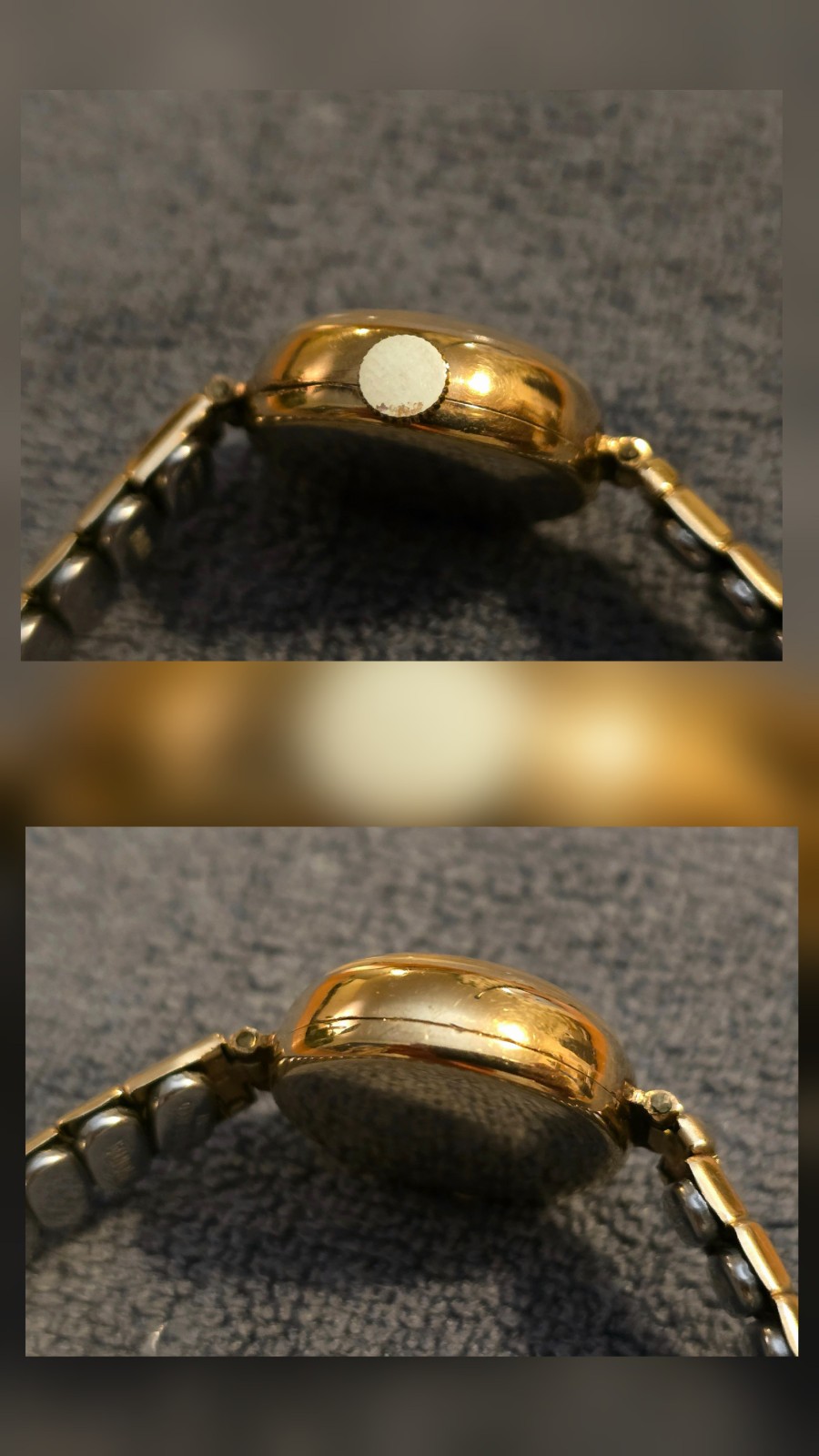 Vintage 1957 Tudor Watch, Solid Gold Case, Works Well, “Rolex” on Case, 20 mm