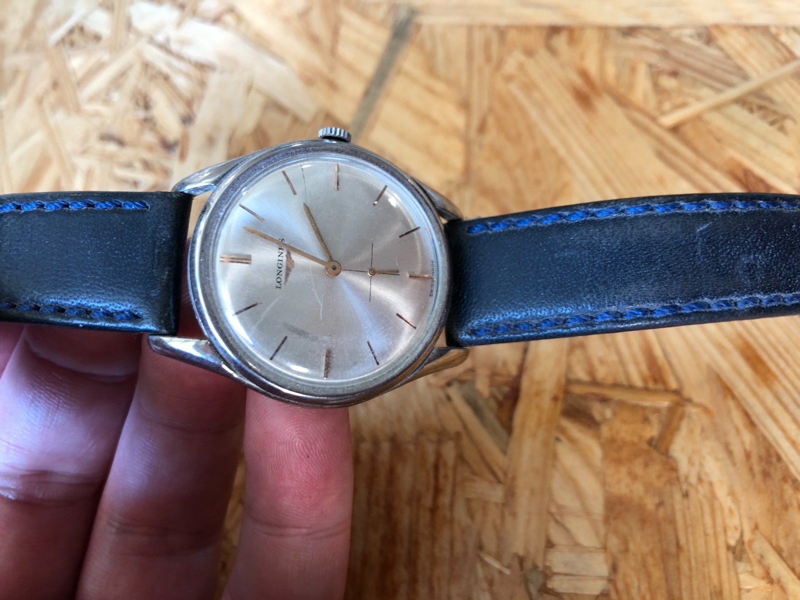 LONGINES cal.30L SUB-SECOND mechanical watch movement defect.