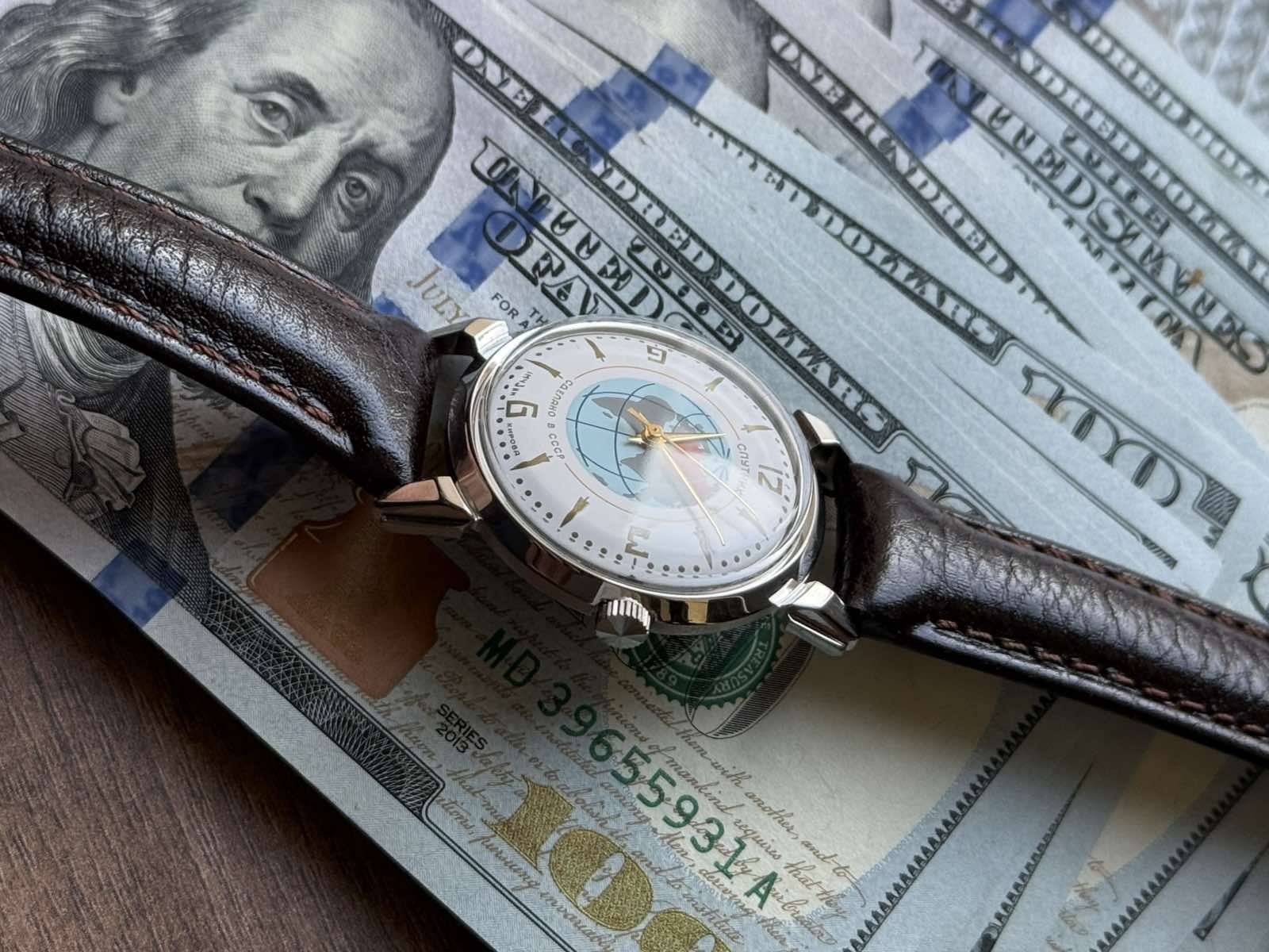 Watch Raketa Sputnik Mechanical Kirovskie Vintage Soviet USSR Russian Men’s RARE
