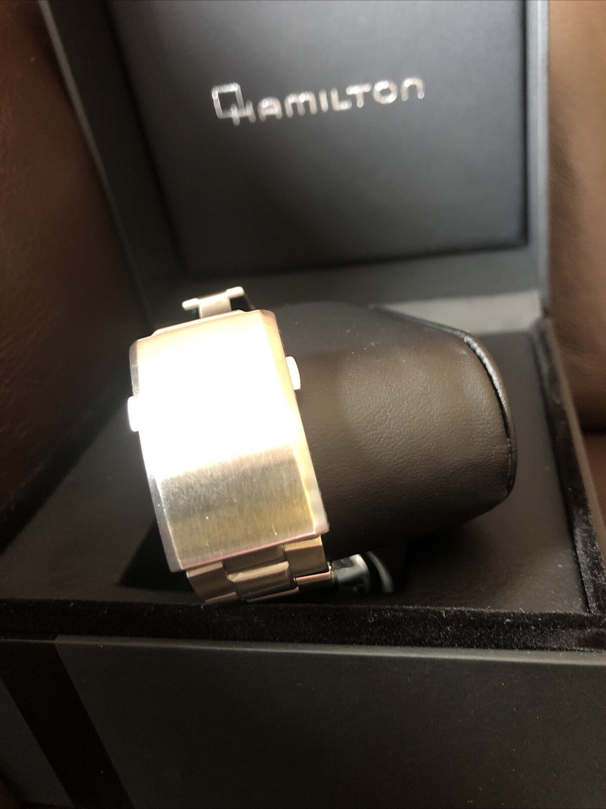 HAMILTON KHAKI TACHYMILER AUTOMATIC CHRONOGRA WRISTWATCH H717260 MINT TIMEPIECE