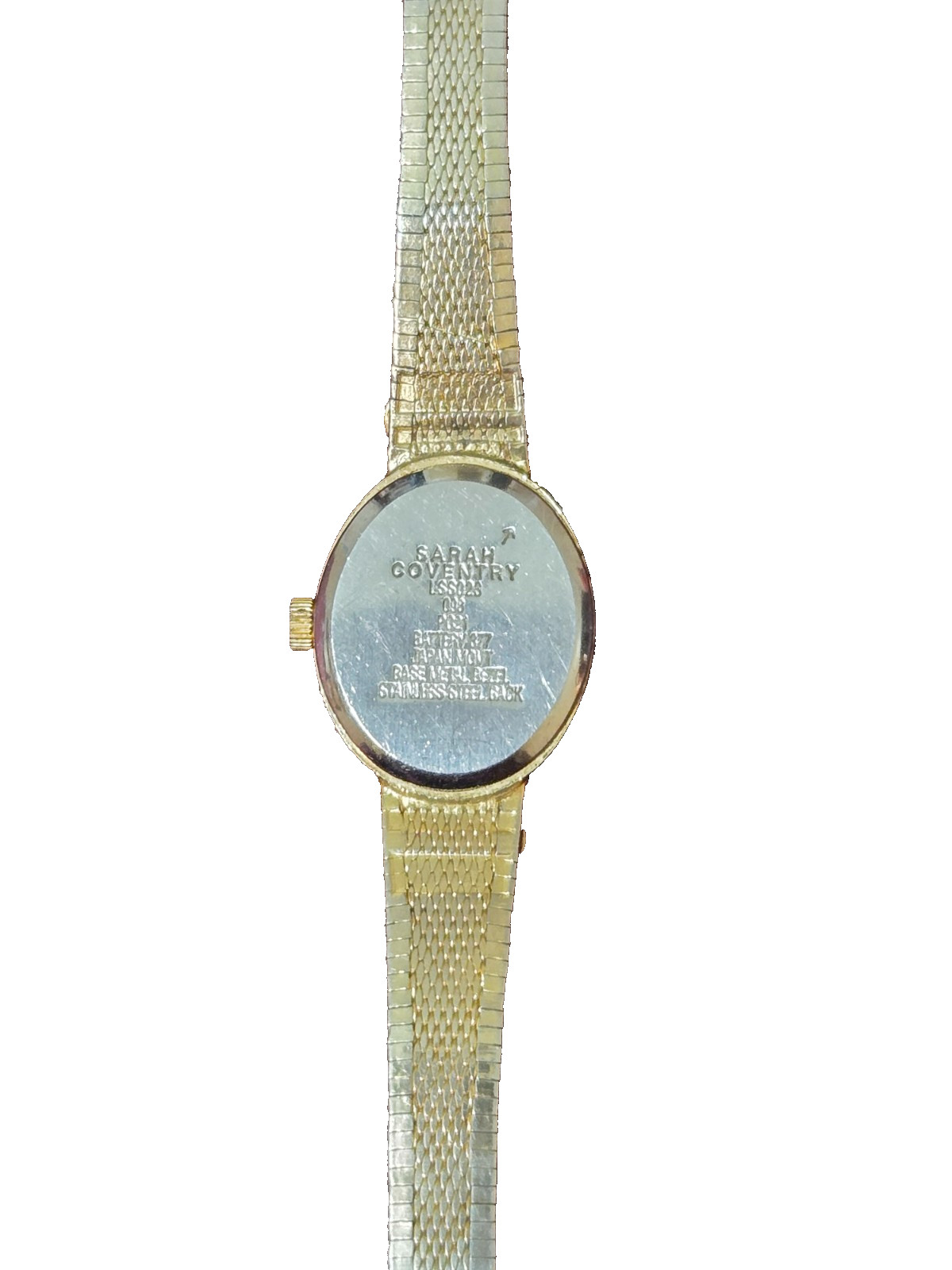 Vintage Sarah Coventry Supreme Ladies 19mm Watch MZB – Gold Tone w/ Plating Wear