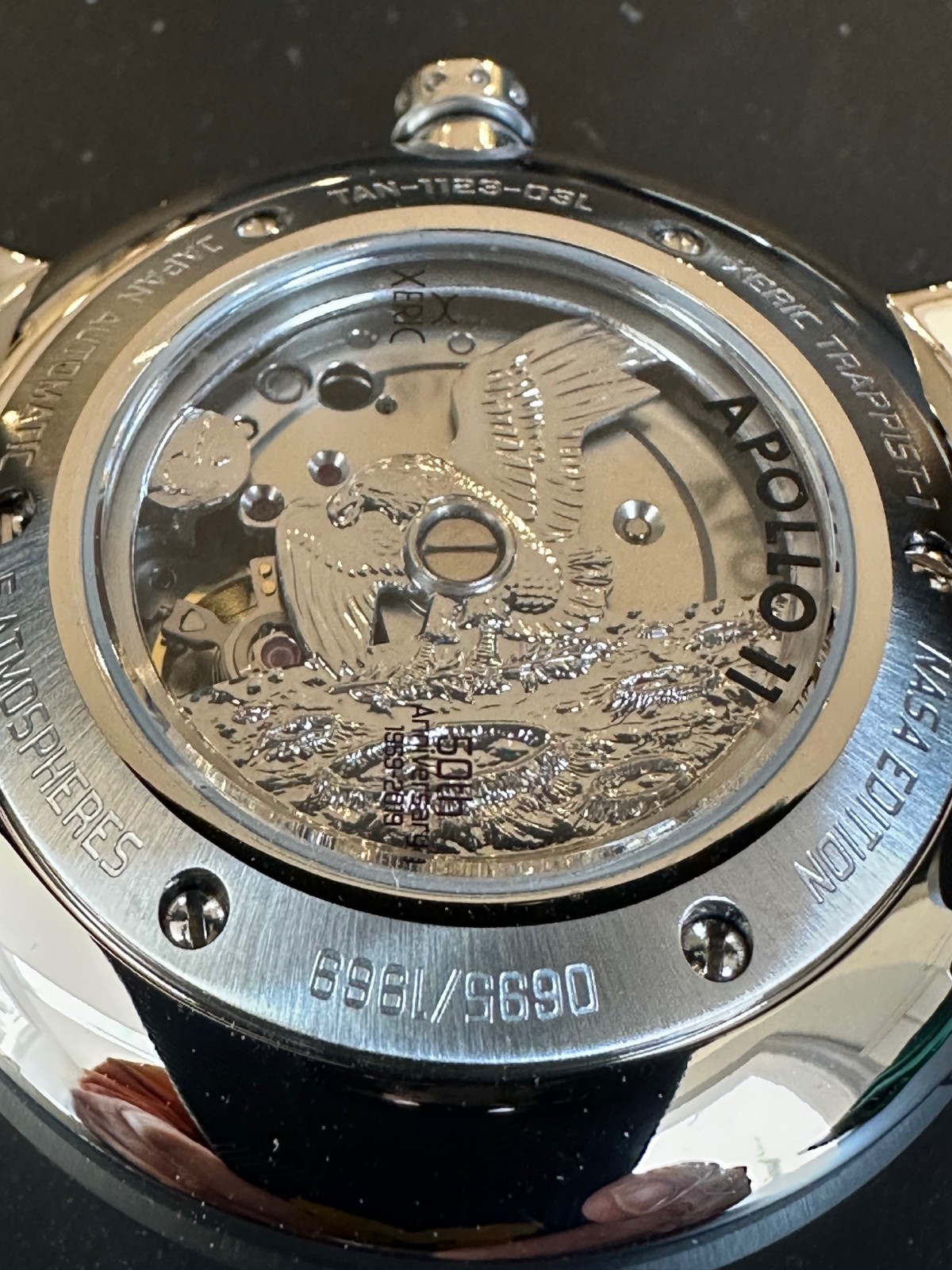 New Xeric NASA Trappist-1 Apollo 11 Limited Edition Automatic Watch, Black dial