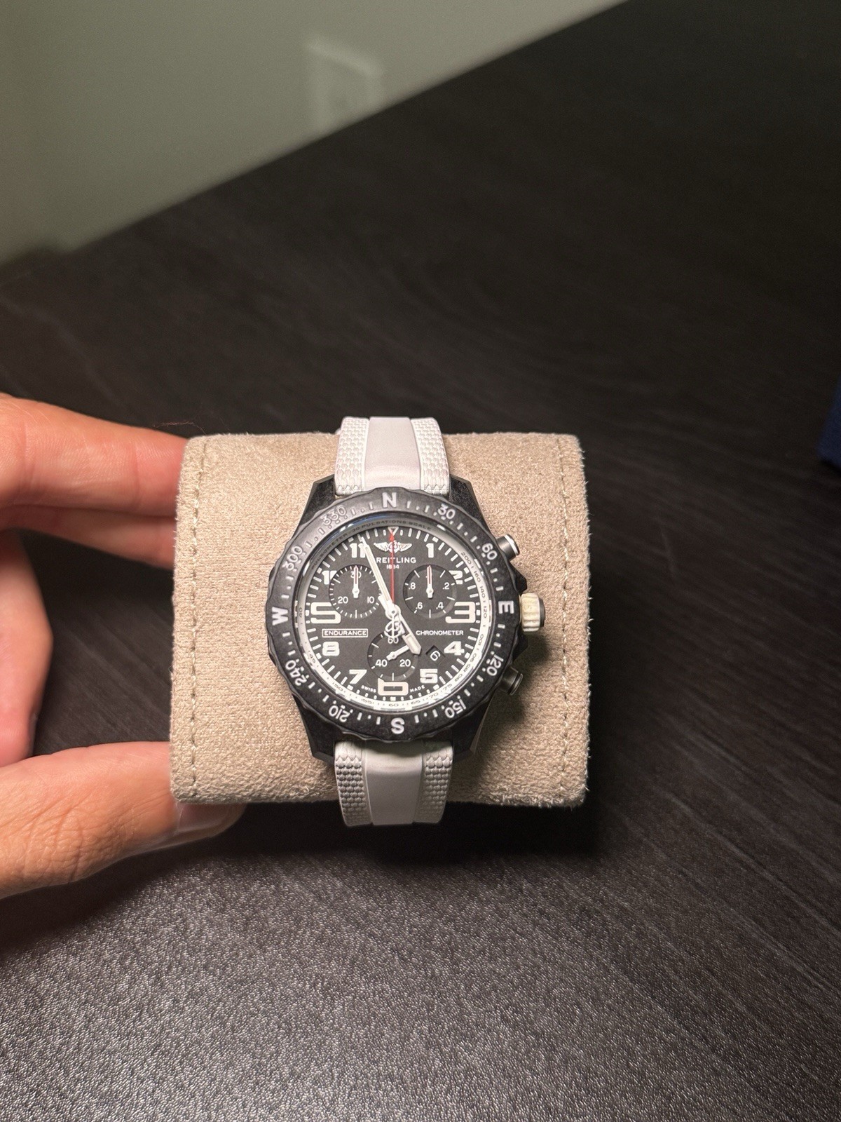 Breitling Endurance Pro 38 Chronograph Black Quartz Dial Watch X83310A71B1S1
