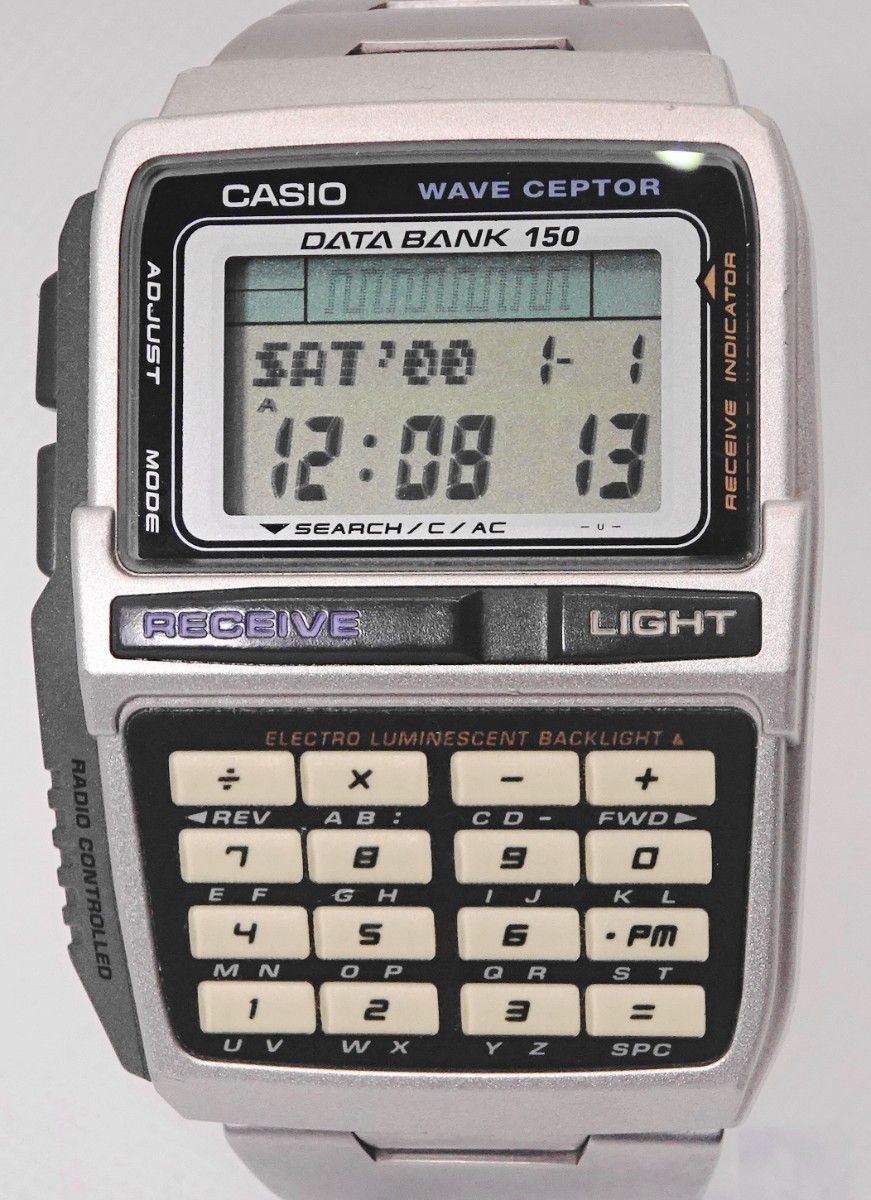 good condition Rare CASIO Data Bank DBC W151Q Y52 Digital Watch