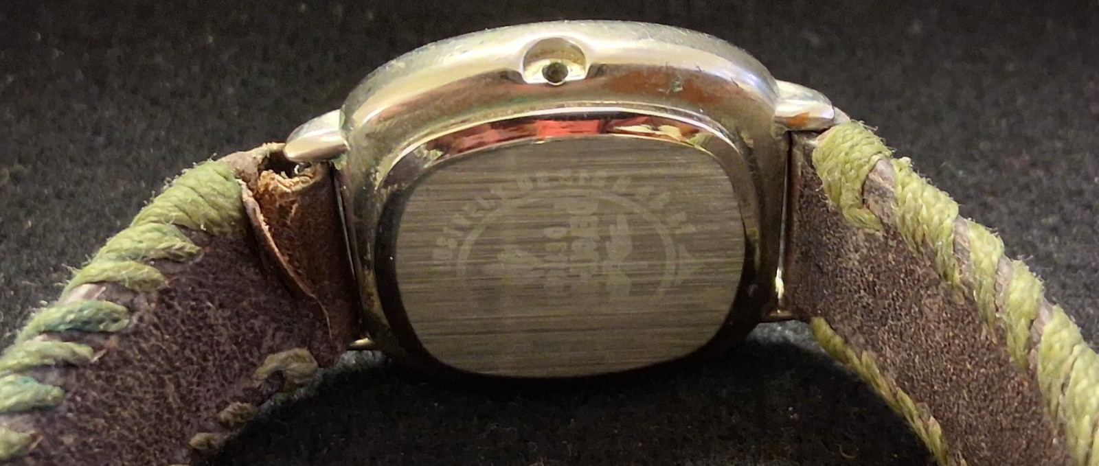 PEYOTE BIRD SANTA FE WRISTWATCH SOUTHWESTERN LOOK TURQUOISE DIAL WATCH BROKEN