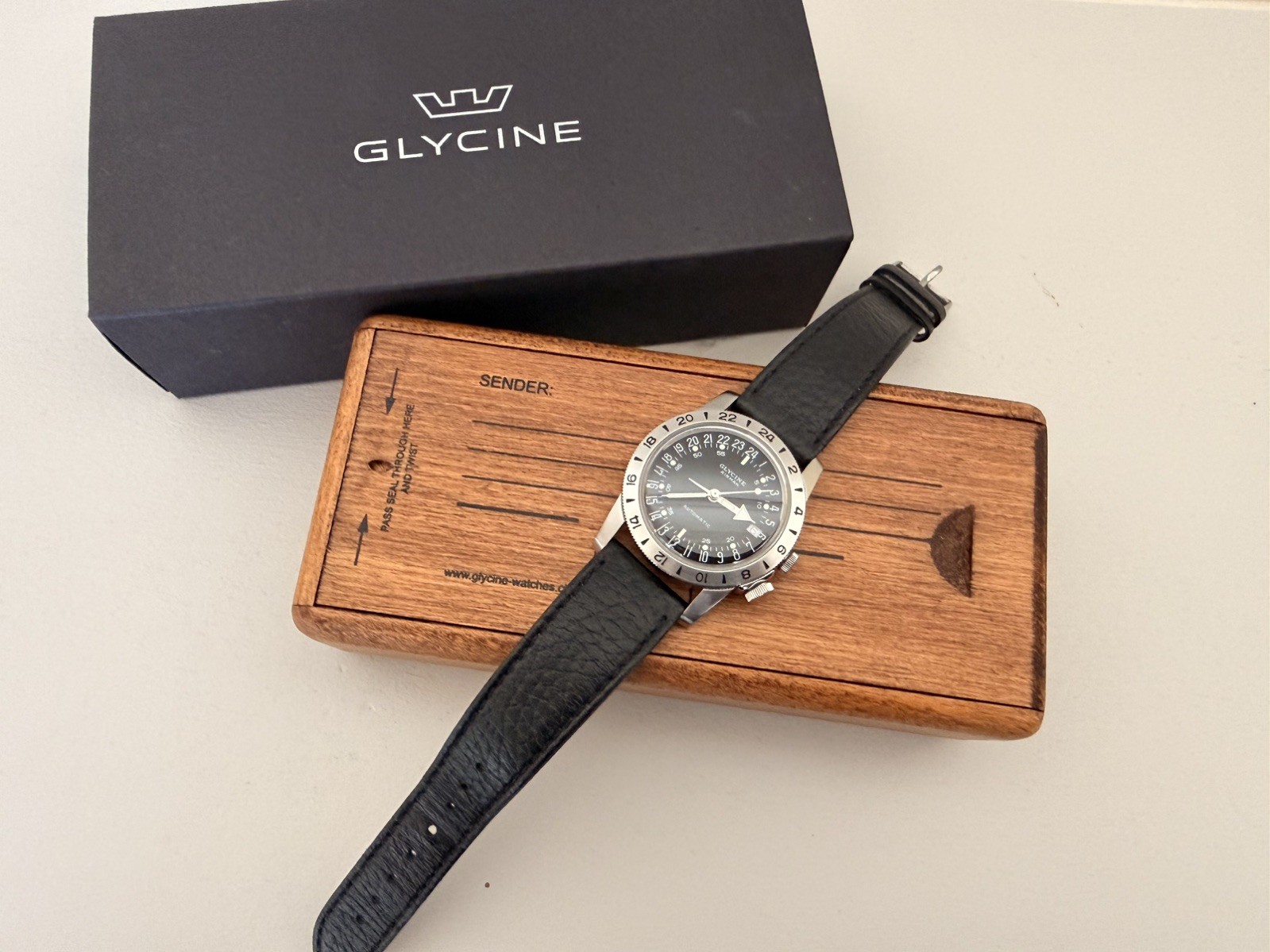 Glycine Airman No.1 Purist Automatic Mens Watch GL0371