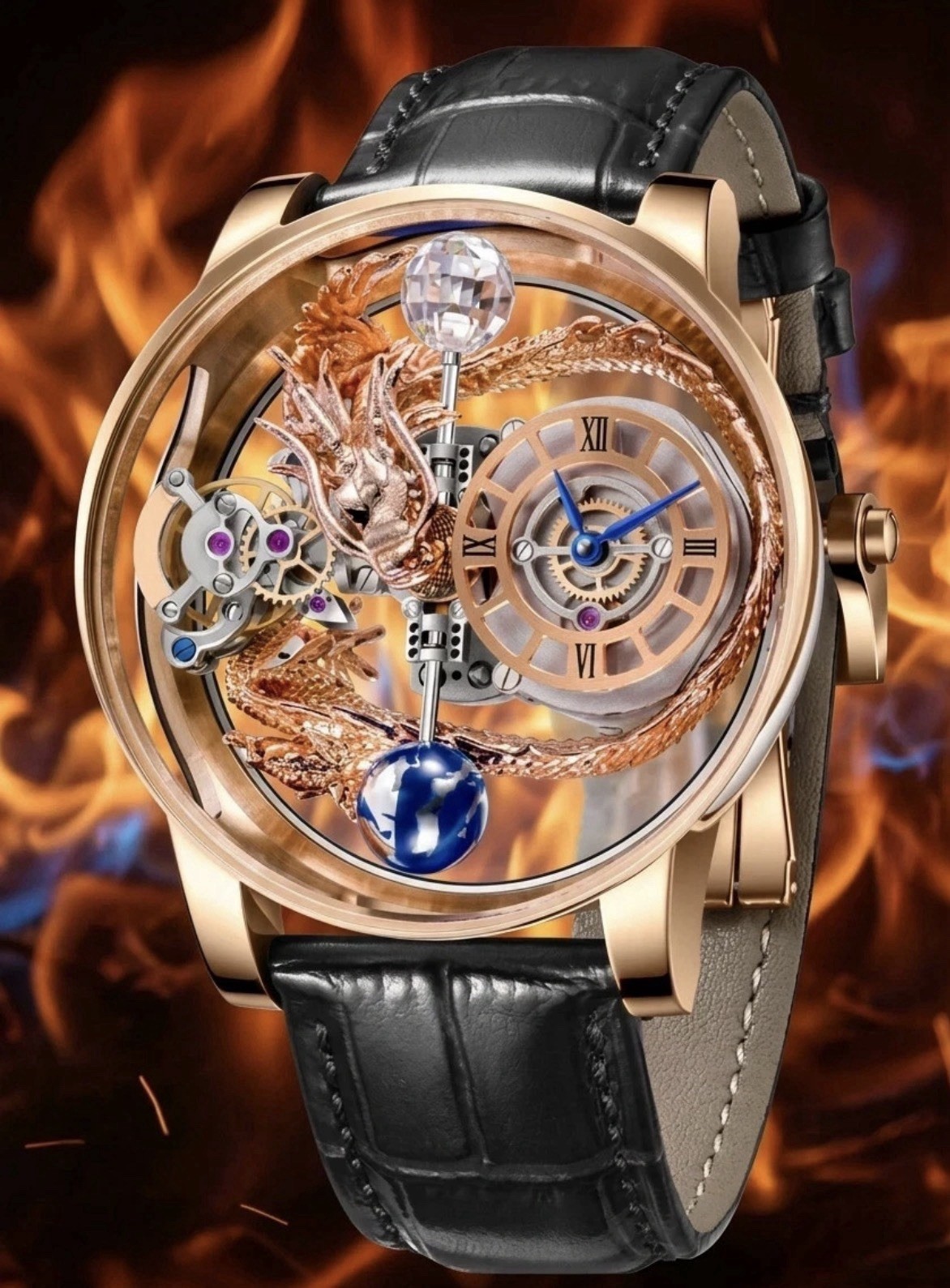 🔥Invicta Celestial Chinese DRAGON Montres Prestige 46mm Men’s Watch MPW-0141