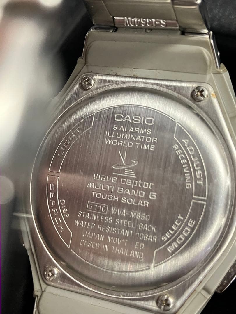 CASIO Wave Ceptor Tough Solar Radio-Controlled Watch From Japan