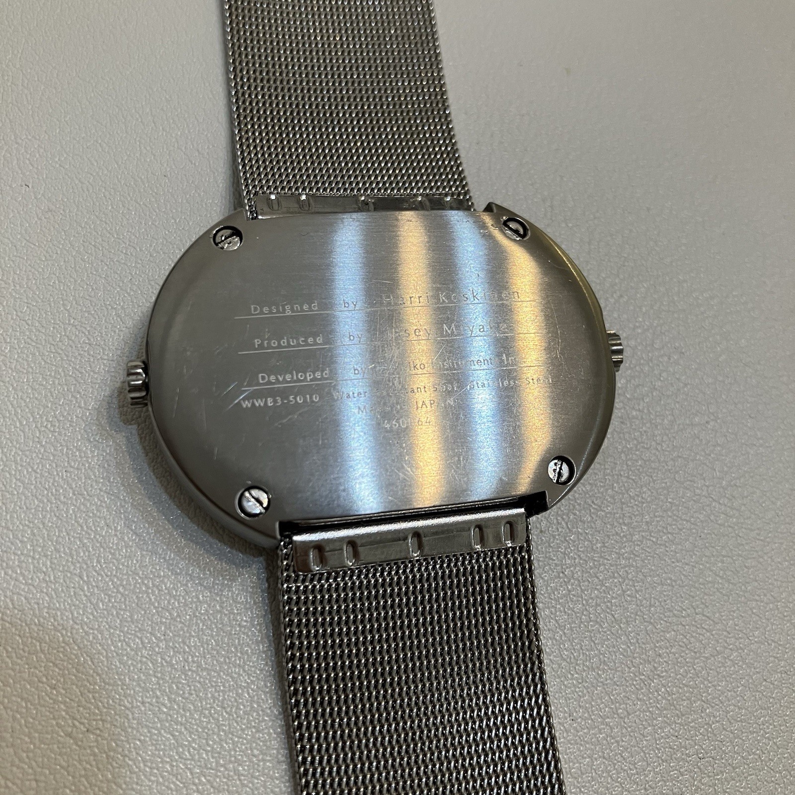 Issey Miyake Watch Double Face Vakio Very Rare Piece