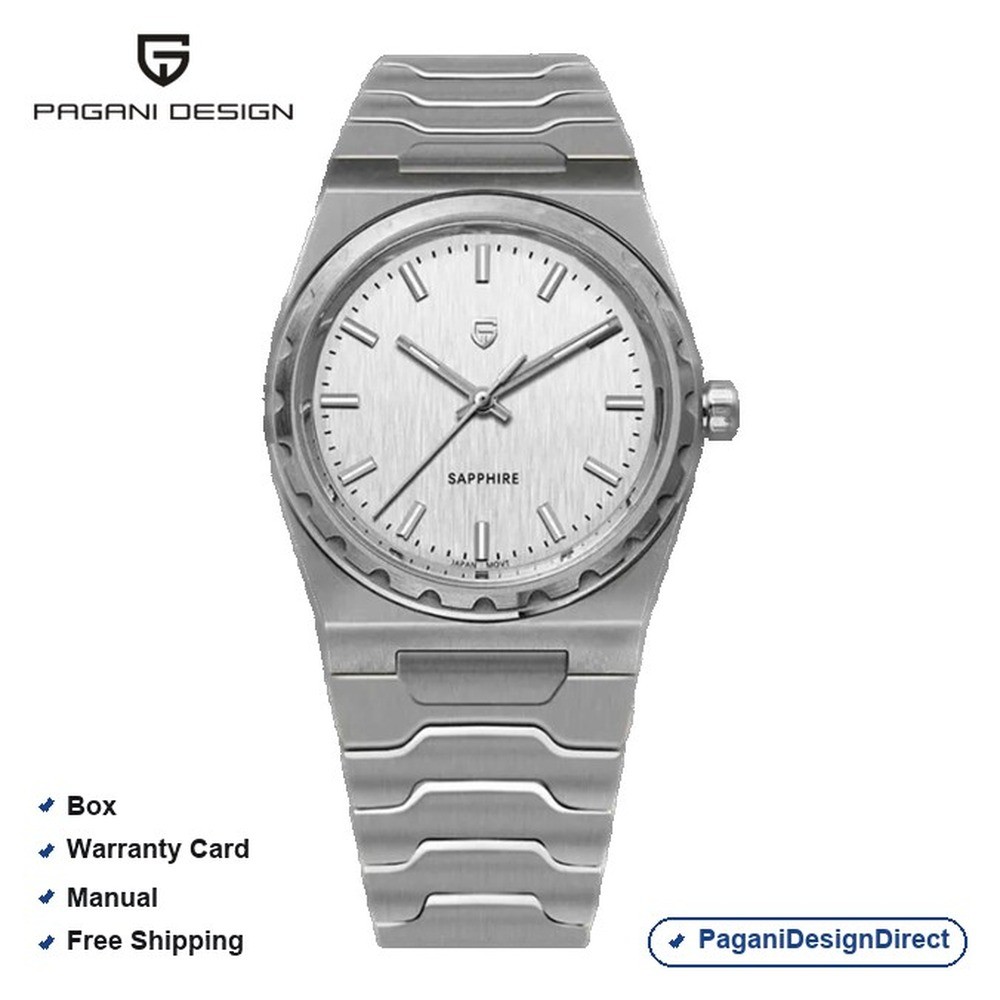 Pagani Design PD-YS020 White Stainless Steel Automatic Men’s Watch
