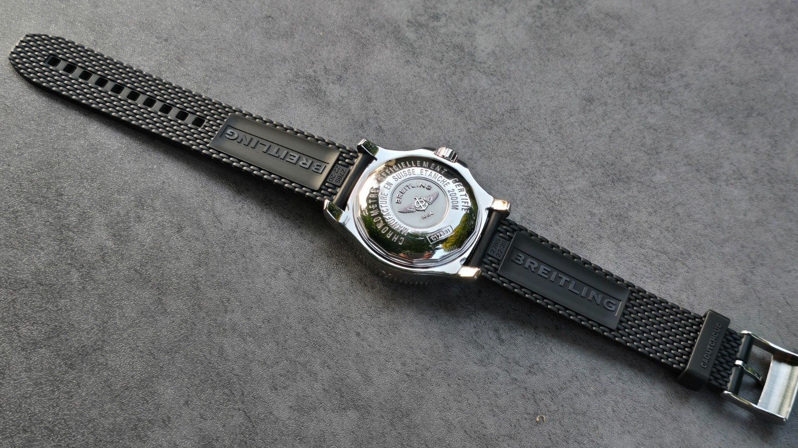 Breitling Superocean with Solid 18K Gold Bezel