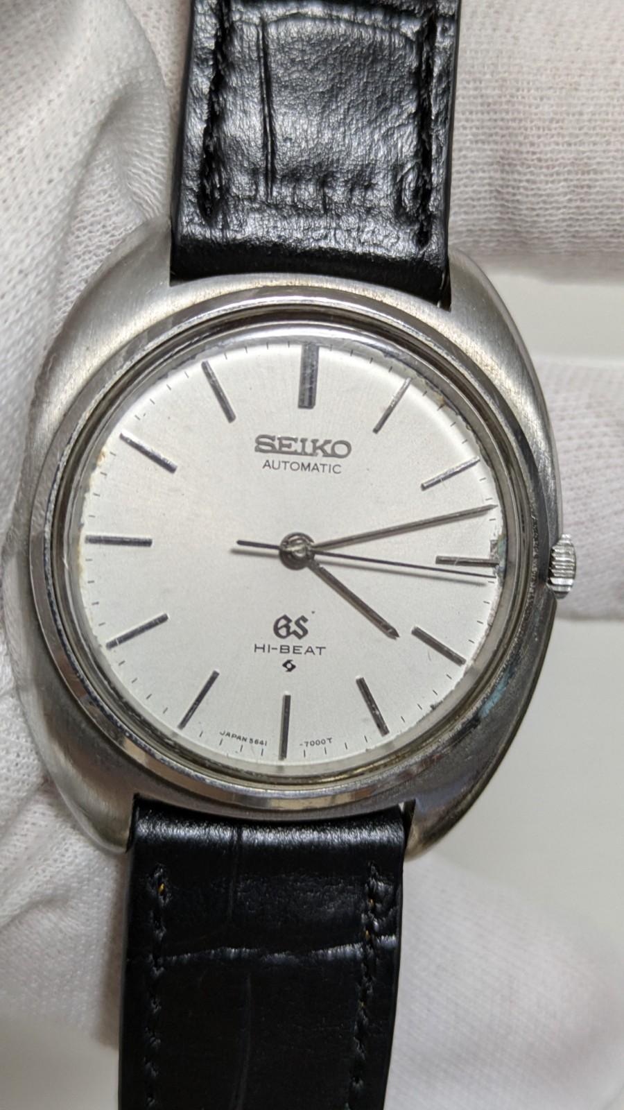 Grand Seiko 5641-7000 56GS Hi-Beat Automatic Silver Dial Vintage Men’s Watch JP