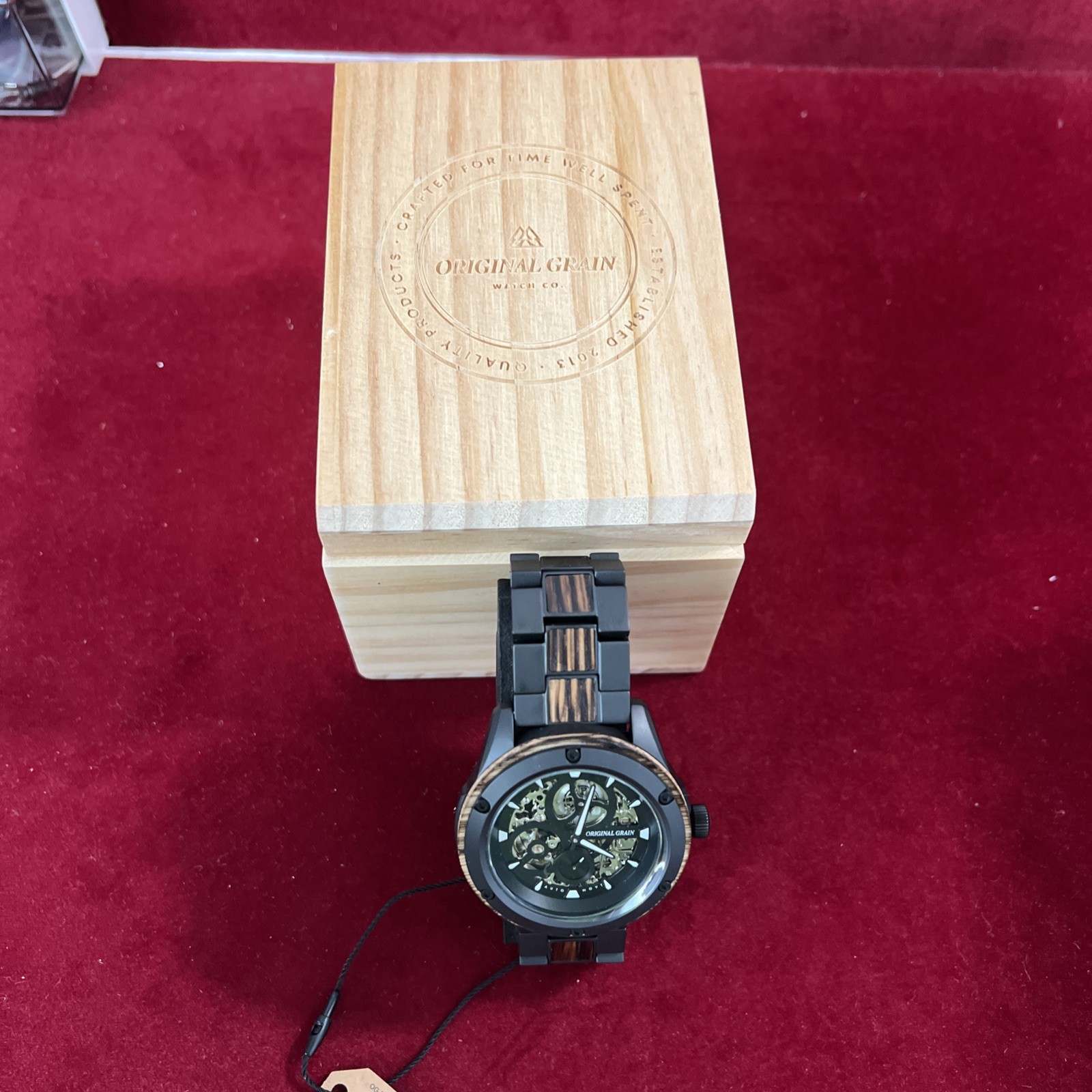 Original Grain Charred Whiskey Rugged Automatic 44mm Men Watch