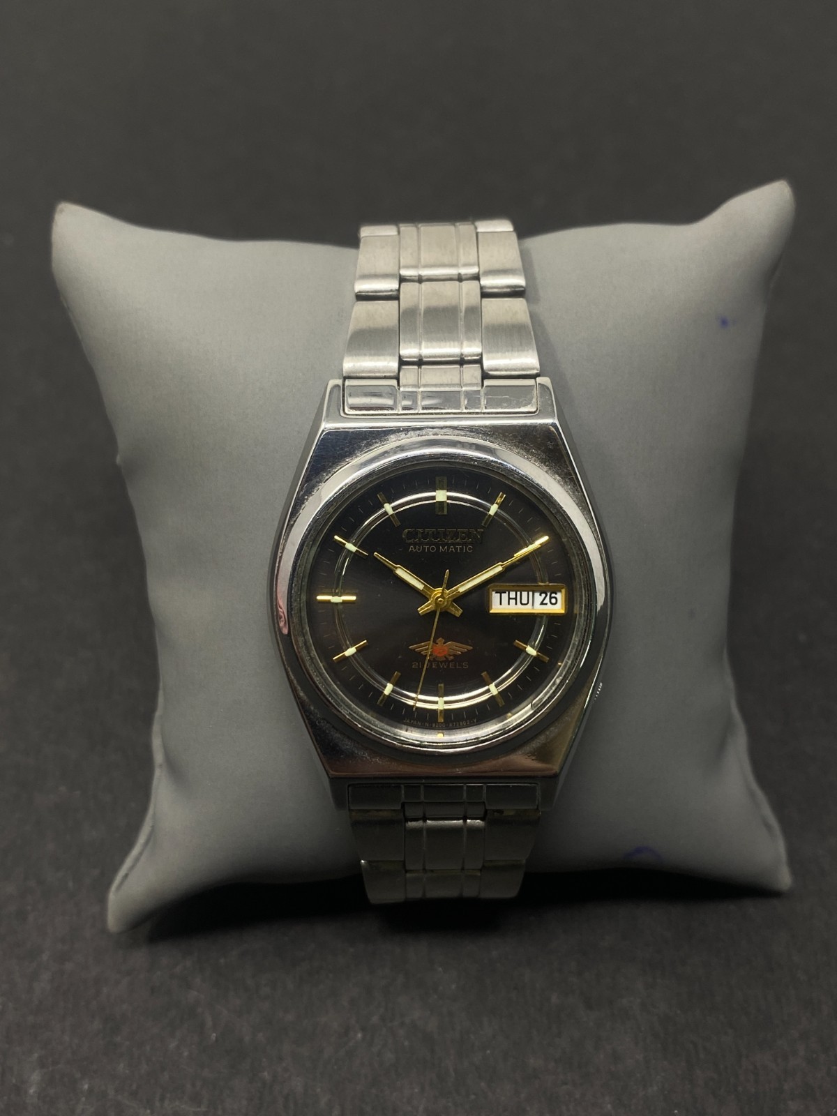 Vintage Citizen Automatic 8200A Japan Movement Day-Date Men’s Wrist Watch