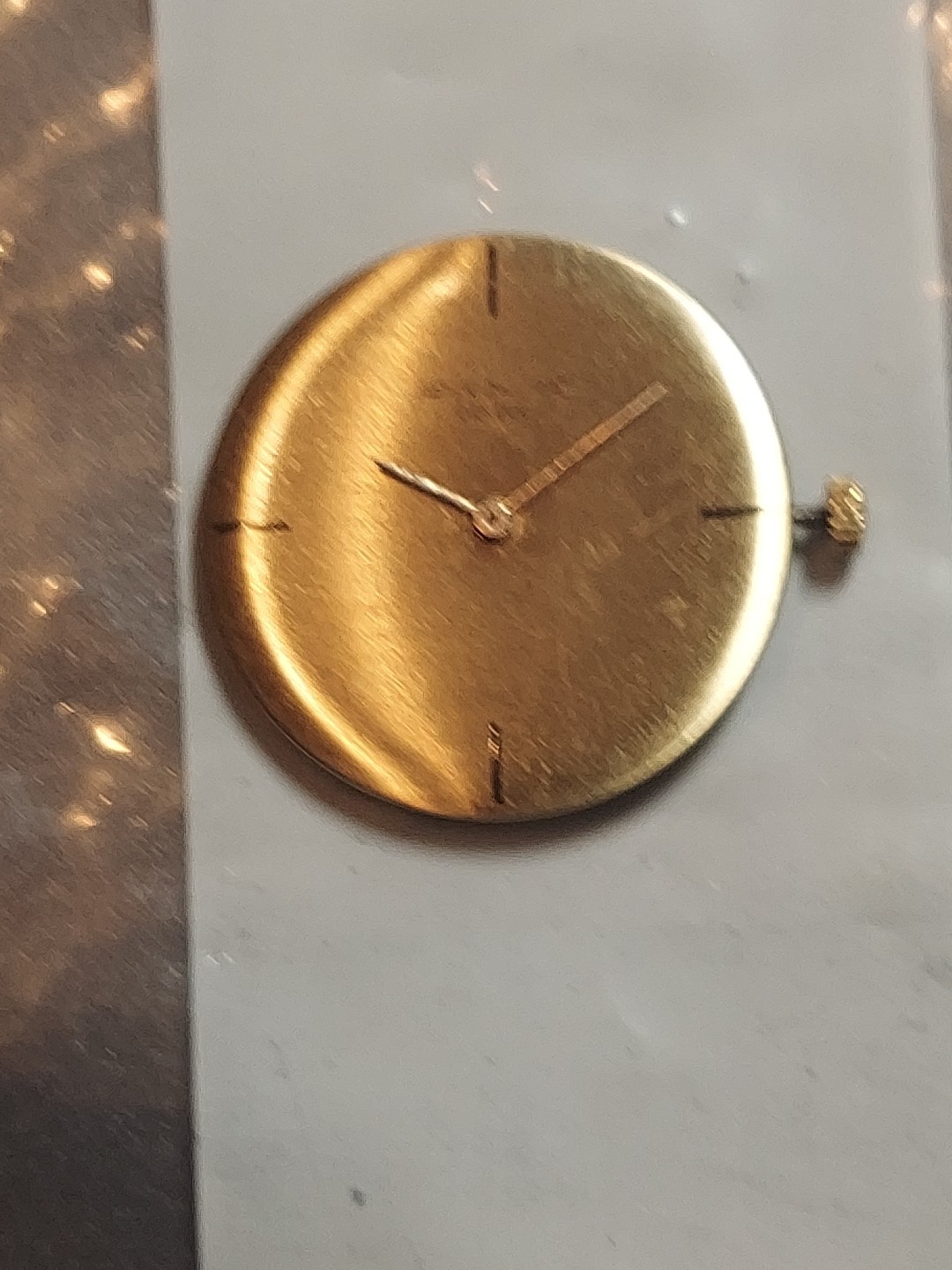 Patek Philippe 18k Yellow Gold Dial,hands And Crown 18 Jewels Manual Cal 175…