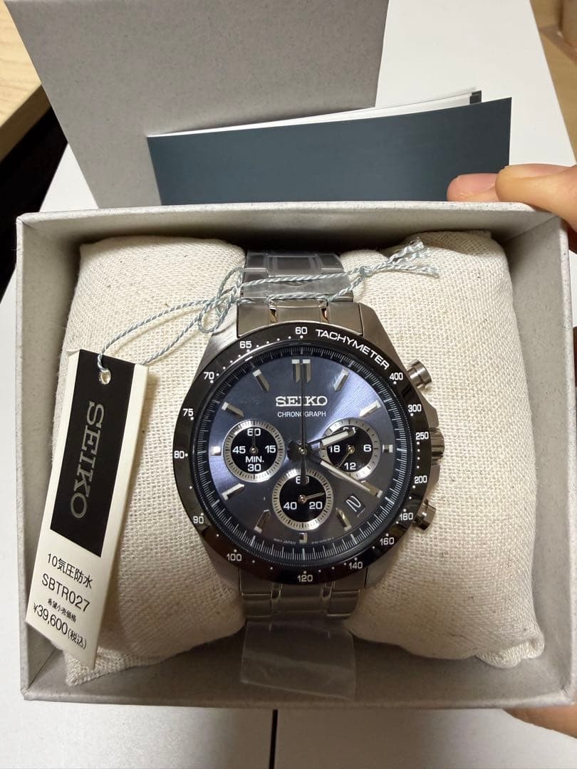 SEIKO SBTR027 chronograph brand new with tags box and