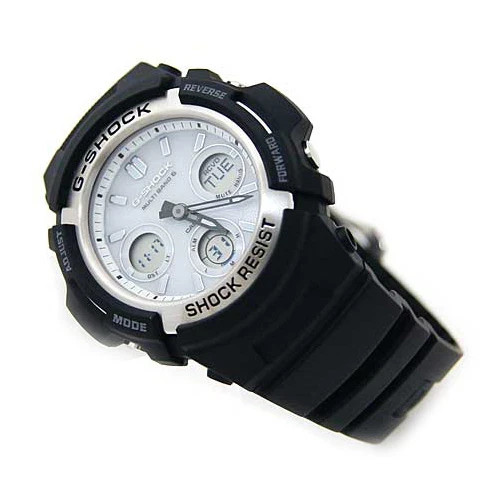 CASIO G-SHOCK AWG-M100S-7AJF White Dial Tough Solar Atomic Radio Men Watch NEW