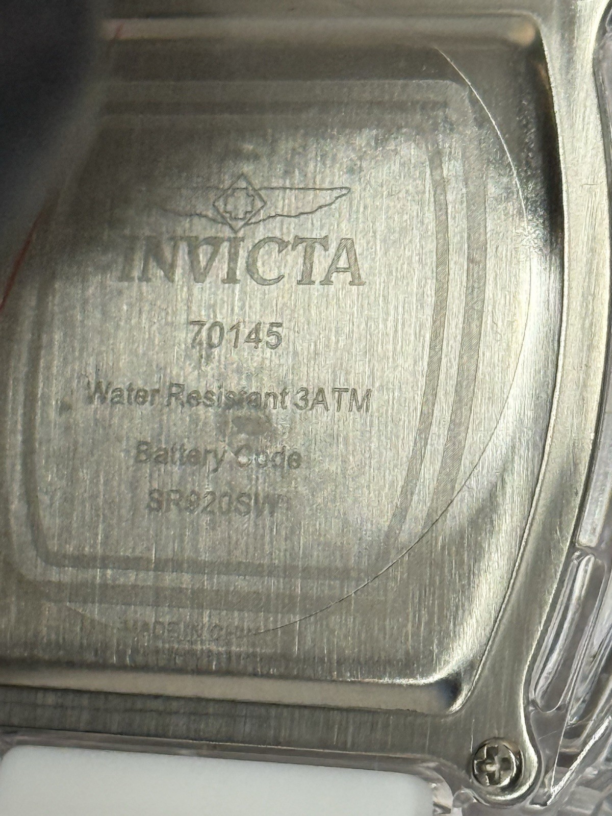 Invicta S1 Rally Men’s Watch Transparent Case White Silicone Band Black Dial New