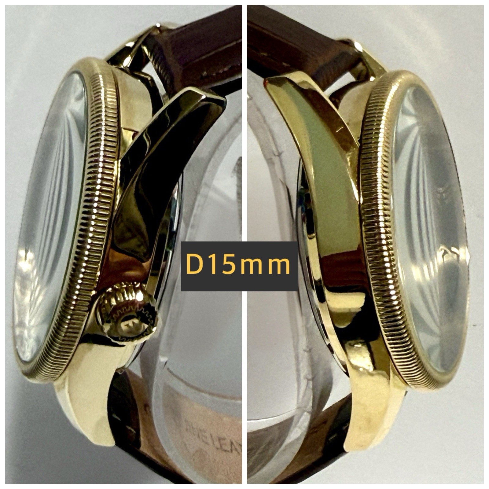 44mm Milled Goldtone Bezel | LE#201/700 | Power Reserve | Constantin Weisz Watch