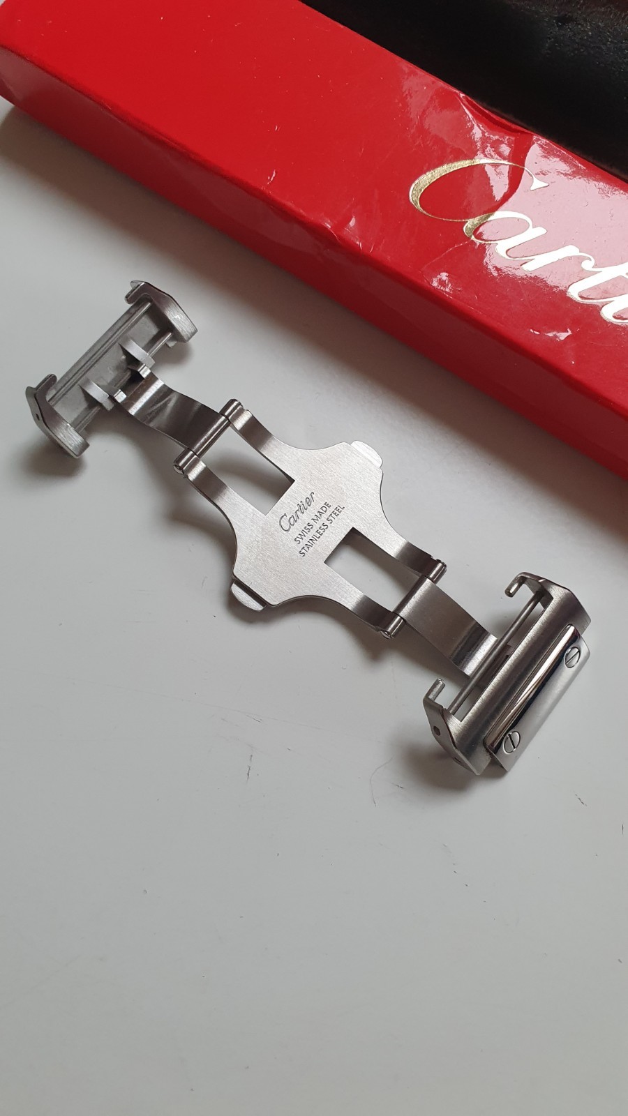 100% GENUINE CARTIER SANTOS DEPLOYMENT CLASP MX00311Z FOR SANTOS 2656 NEW IN BOX