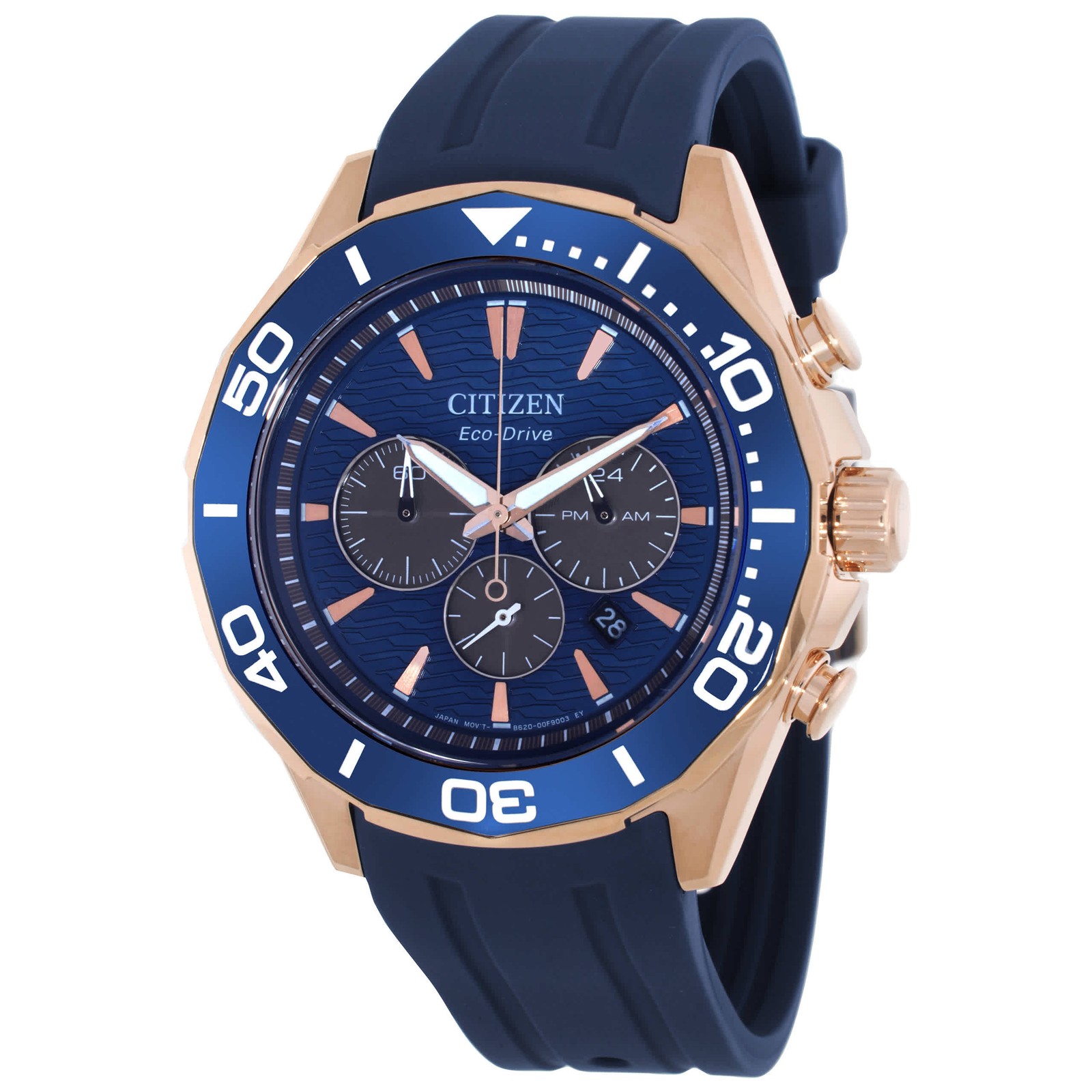 Citizen Endeavor Chronograph Quartz Blue Dial Men’s Watch CA4733-00L