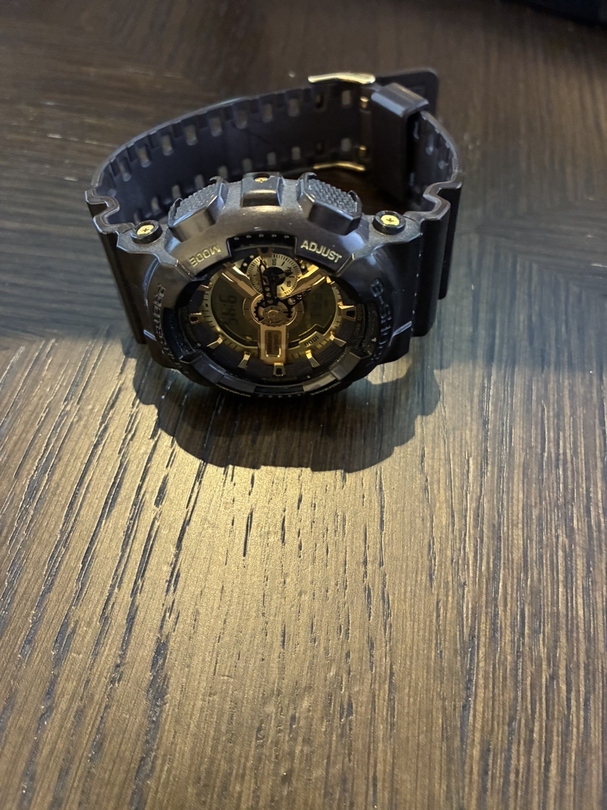 CASIO G-Shock GA-110BR Black Dial Resin Wristwatch Used