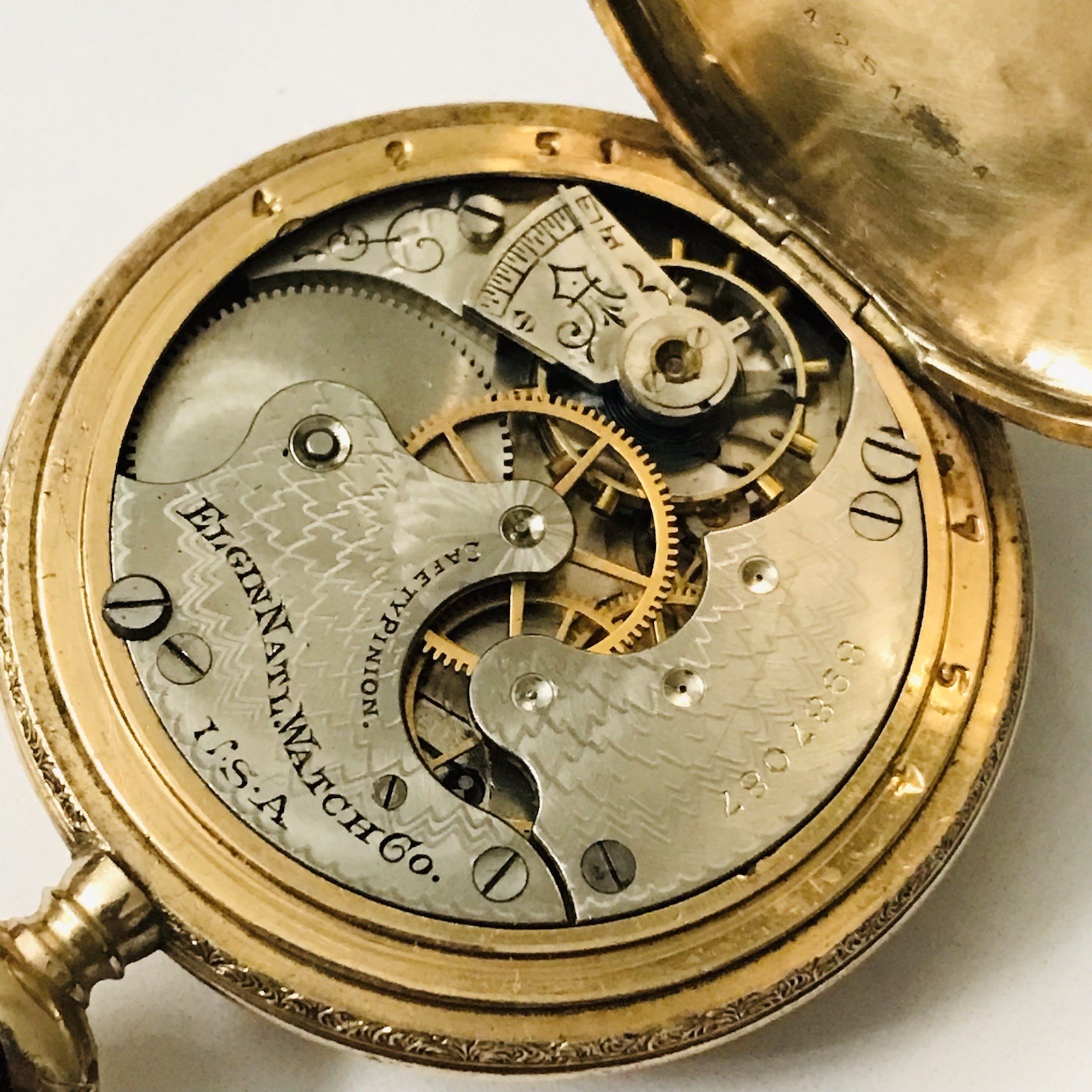 Antique 1900 Elgin Pocket Watch 6s RS Special Gold Filled Mens Runs
