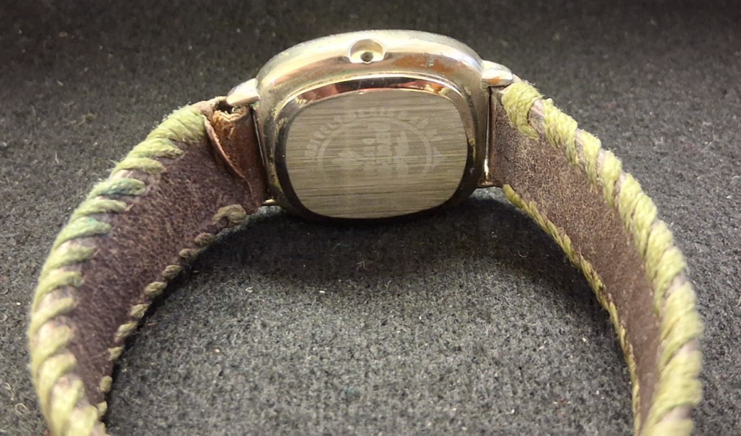 PEYOTE BIRD SANTA FE WRISTWATCH SOUTHWESTERN LOOK TURQUOISE DIAL WATCH BROKEN