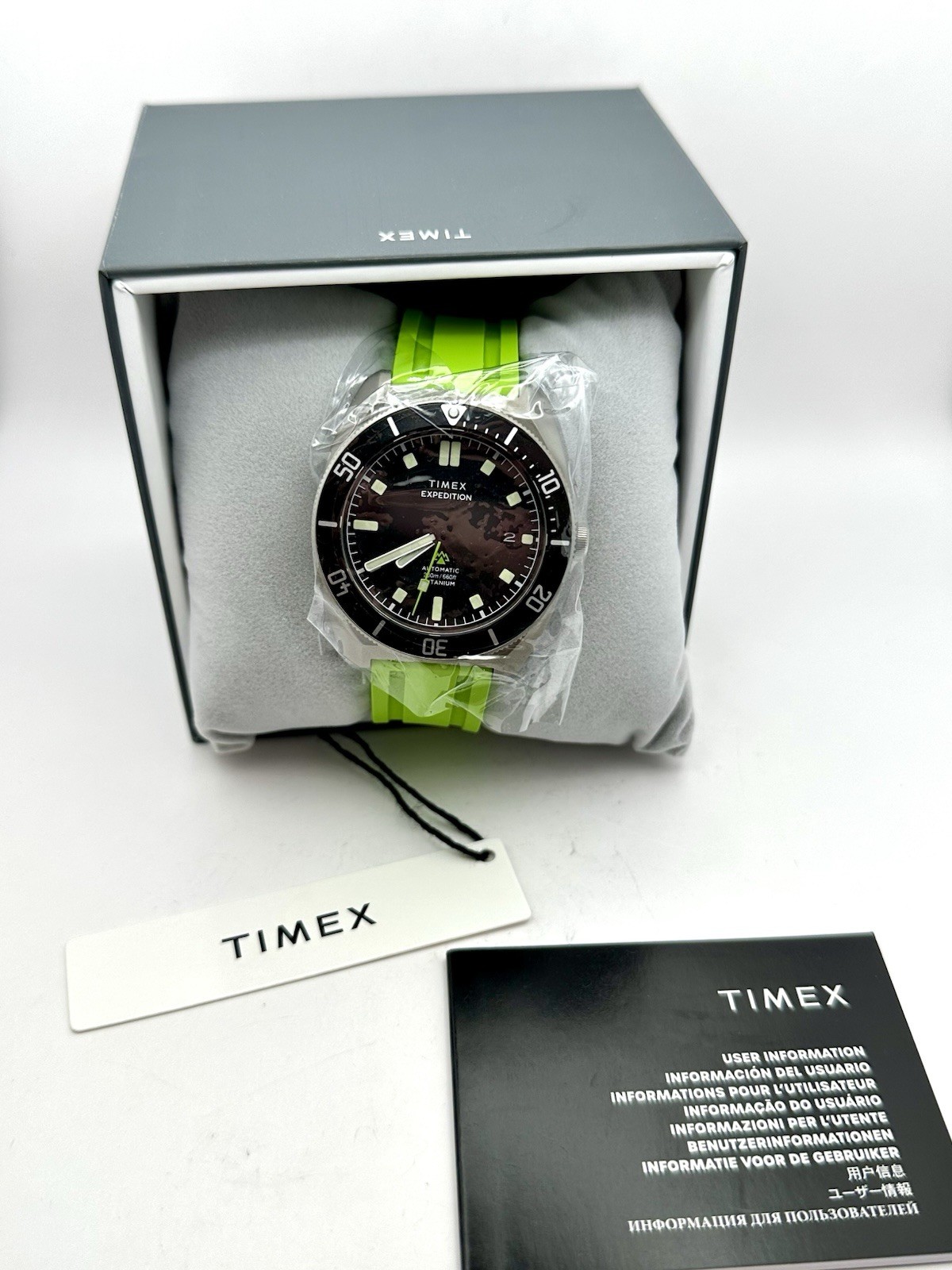 Timex Expedition Pioneer Titanium Automatic Men’s Watch TW2Y63700 – New Unworn