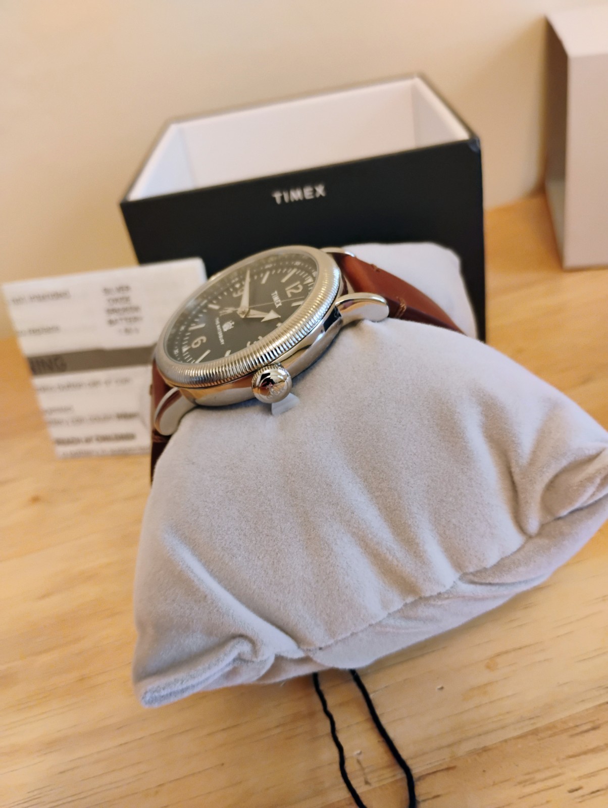 Timex Waterbury Men’s Watch, Blue Dial, Coin Edge Bezel, 50m WR