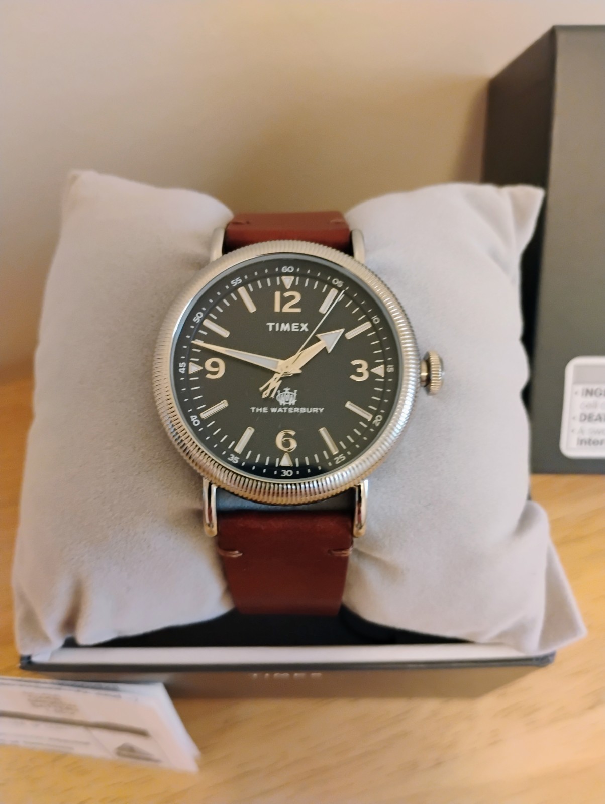Timex Waterbury Men’s Watch, Blue Dial, Coin Edge Bezel, 50m WR
