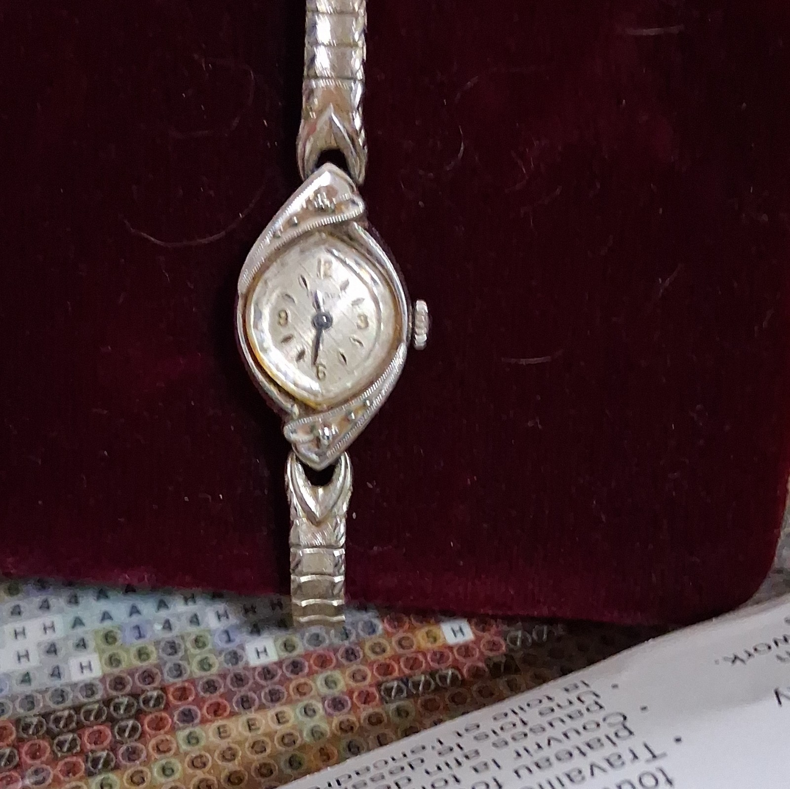 Bulova Swiss Made Vintage Women’s Oval Silver Dial Manual Bangle Watch 15mm