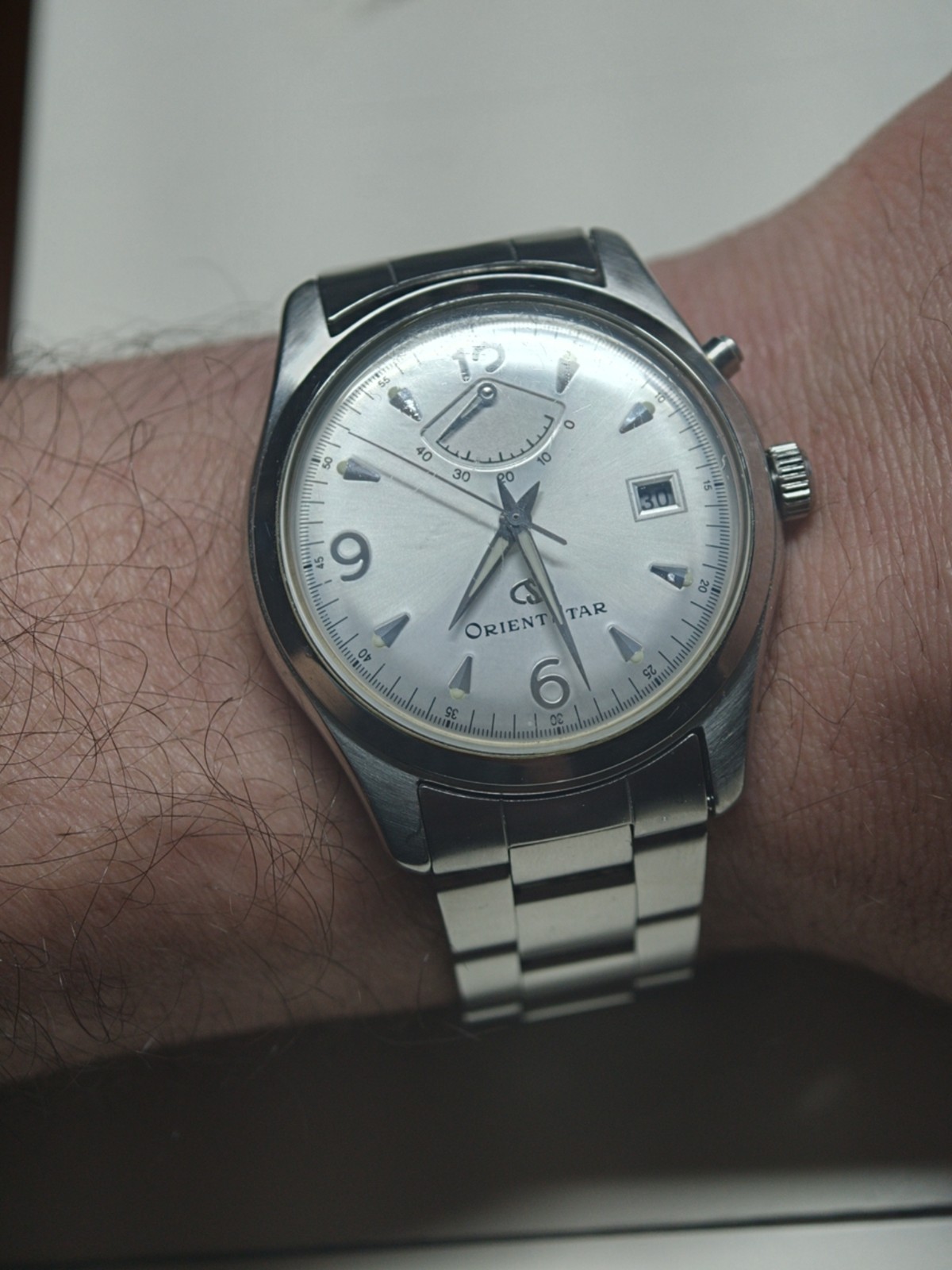 Orient Star JDM Power Reserve Automatic WZ0251EX Vintage 38.5mm Box EX0C Cal46