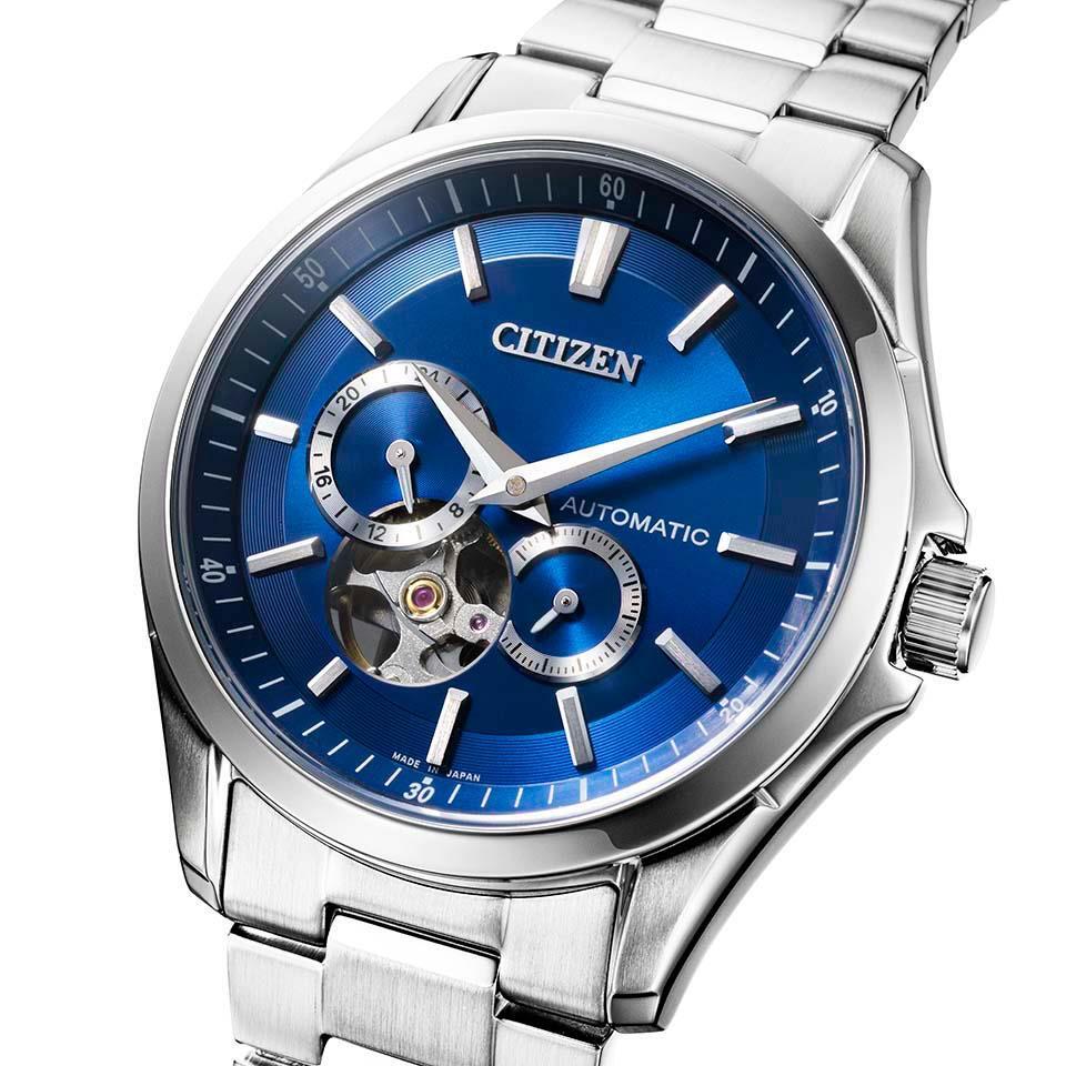 CITIZEN COLLECTION NP1010-78L Mechanical Automatic Watch Blue Dial 38.9mm