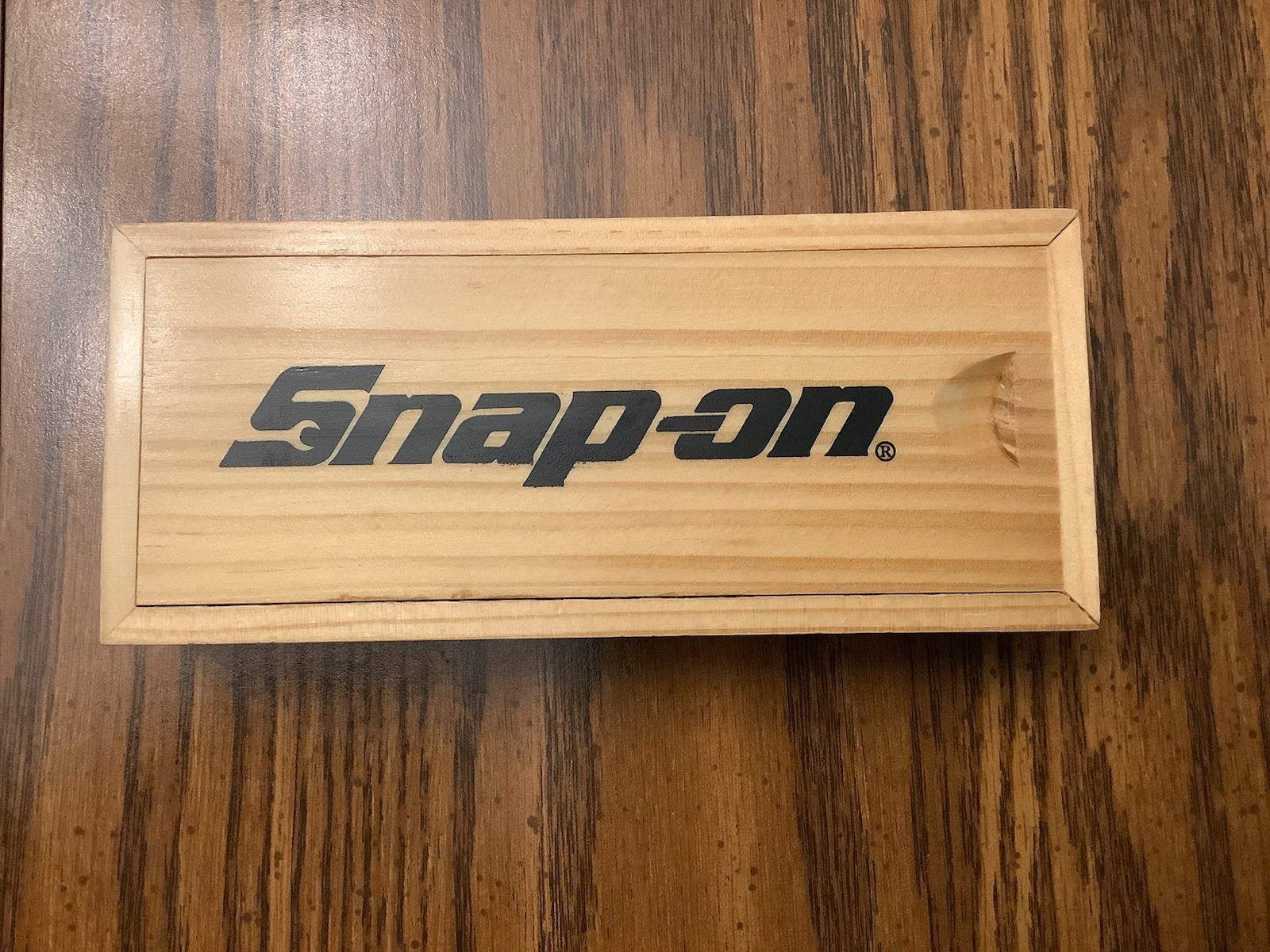 NIB Snap-on Carabiner Quartz Pocket Watch in Wood Box