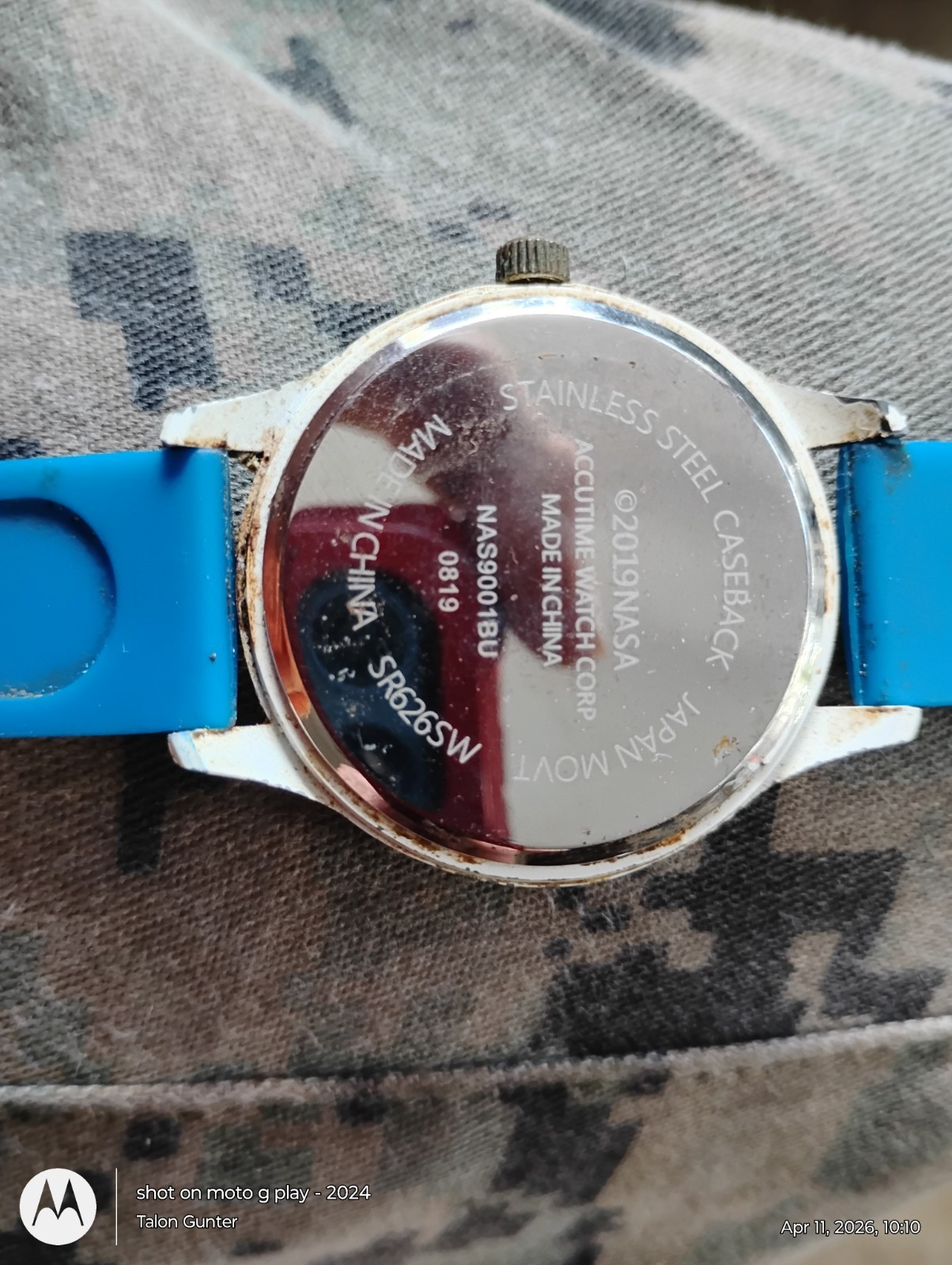 2019 nasa space Shuttle theme accutime watch