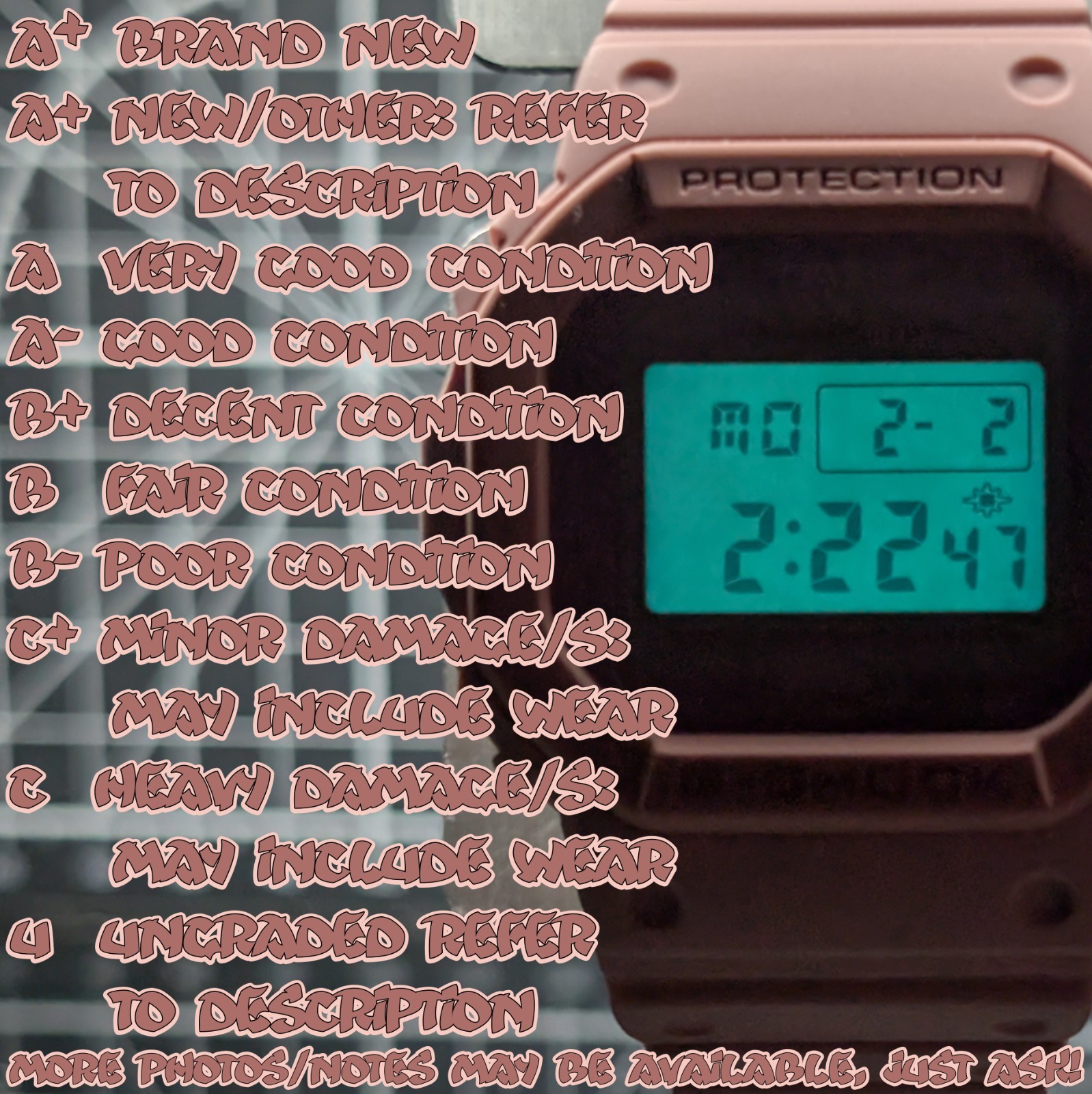Casio G-Shock Togenkyo DW-5600 Peach Blossom Pink Shangri-La Square DW-5610SL-4