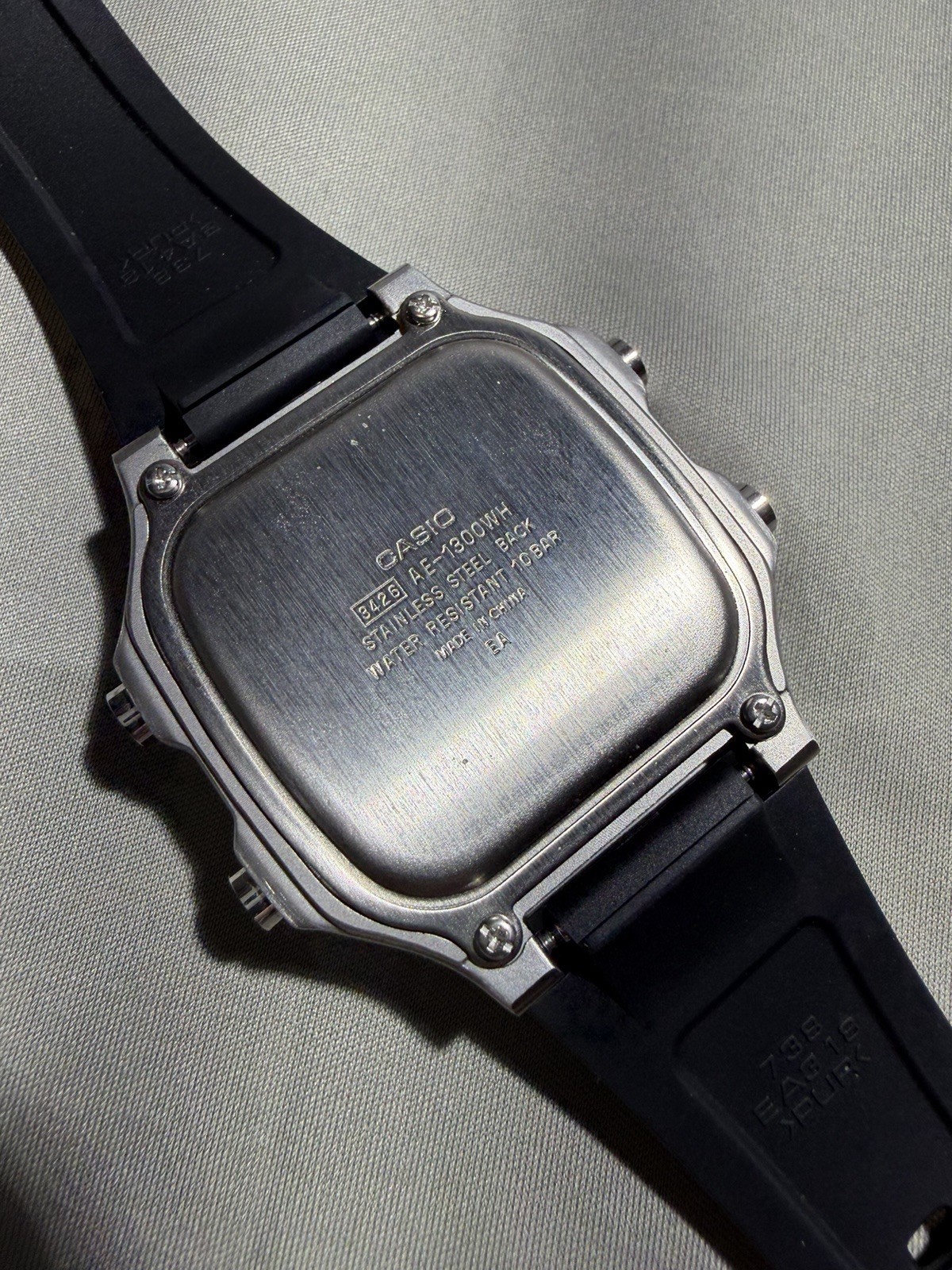 Casio AE1300WH Custom Mod Stainless Steel Case Mineral Crystal Premium Build
