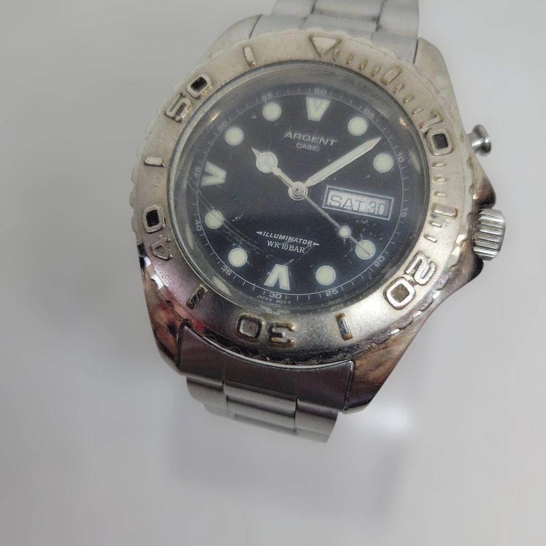 Working CASIO ARGENT Men’s Watch 10BAR