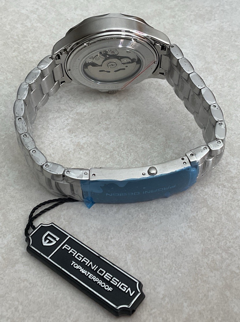 PAGANI DESIGN “ 007 “ 42MM DIVE WATCH *AUTO *STAINLESS *SAPPHIRE* JAPAN MOVT*NIB