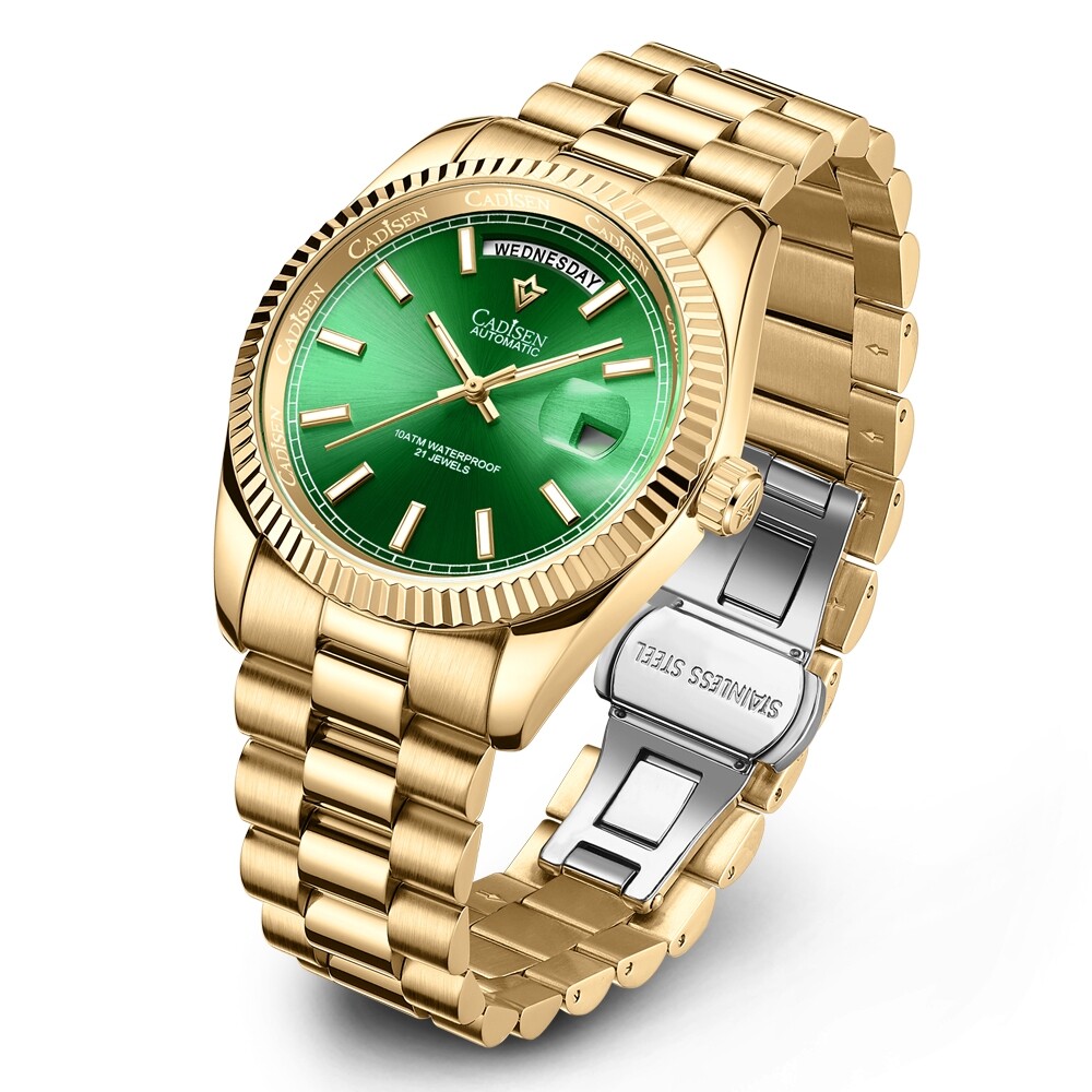Men’s Automatic Mechanical Watch Sapphire Glass Miyota Movement 100M Waterproof