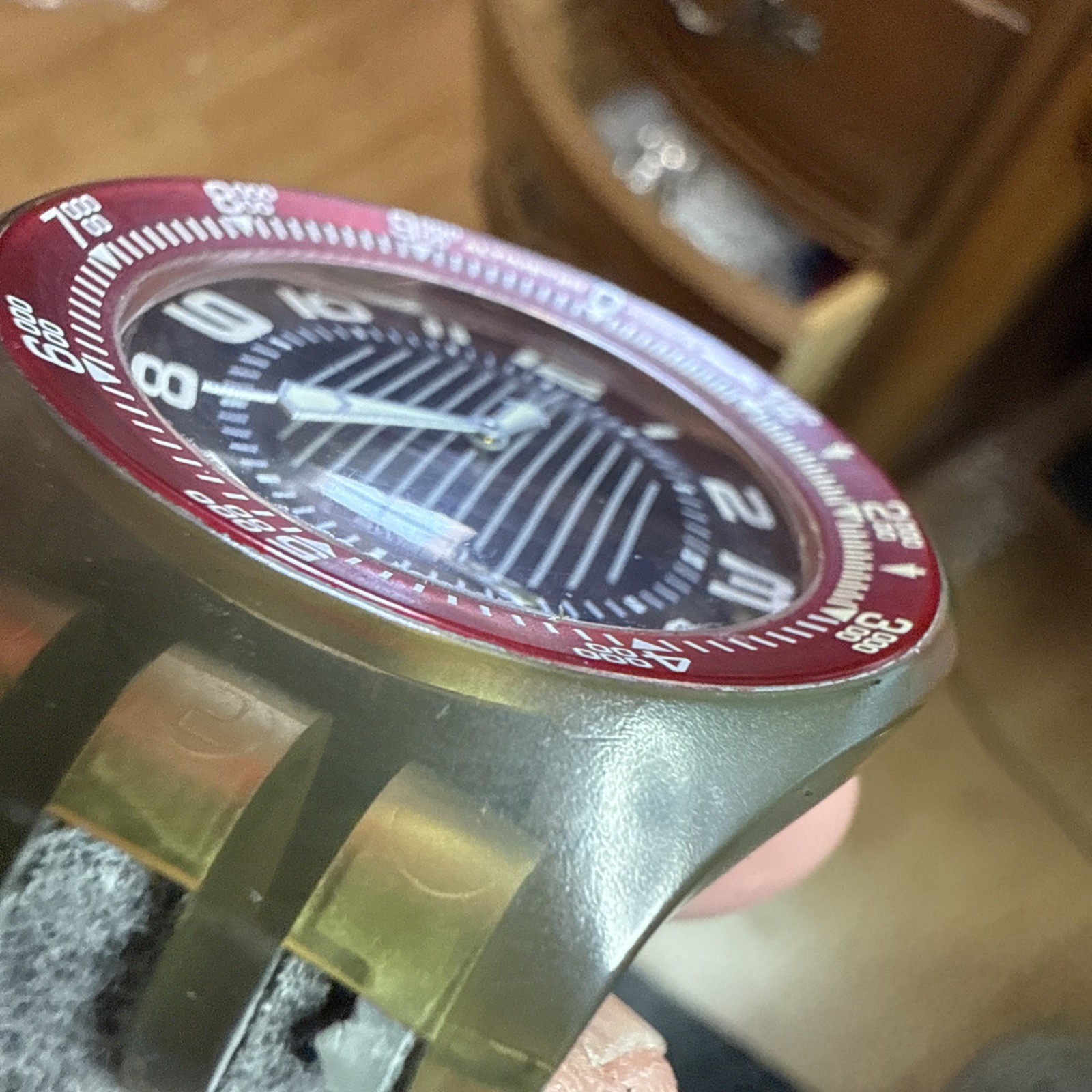 Swatch Watch HEIGHT ALERT SULM100 2005 46.8mm Works New Battery OPEN TO OFFERS