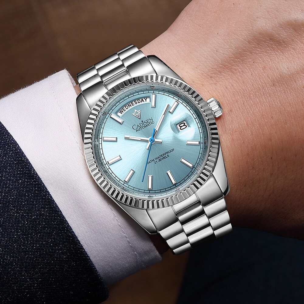 Men’s Automatic Mechanical Watch Sapphire Glass Miyota Movement 100M Waterproof