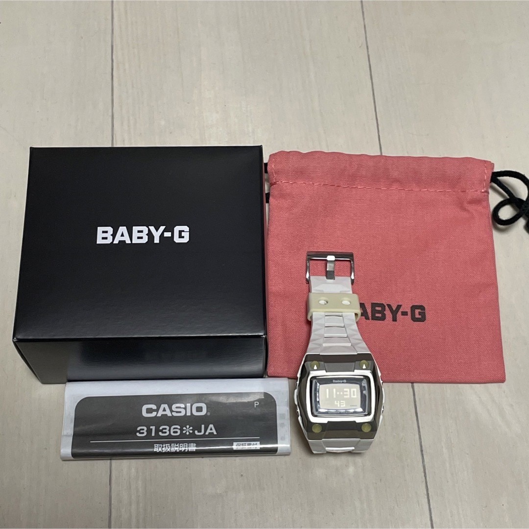 New Casio BABY G BG 2101 7 Casket White