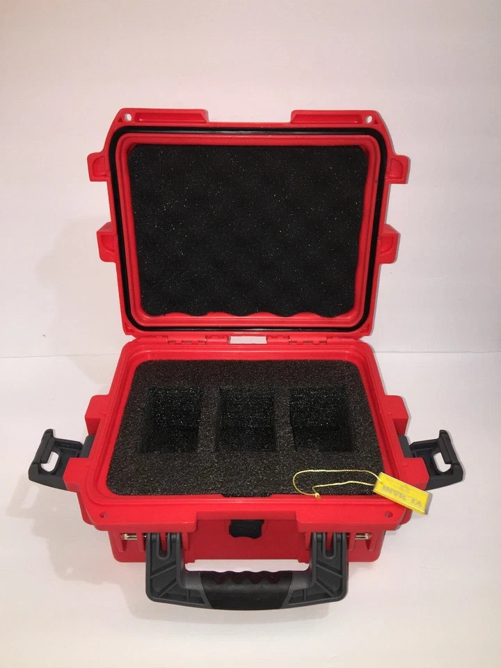 INVICTA LARGE Wristwatch CRATE Emergency Storage Protec RED Black Grey 12x10x6″