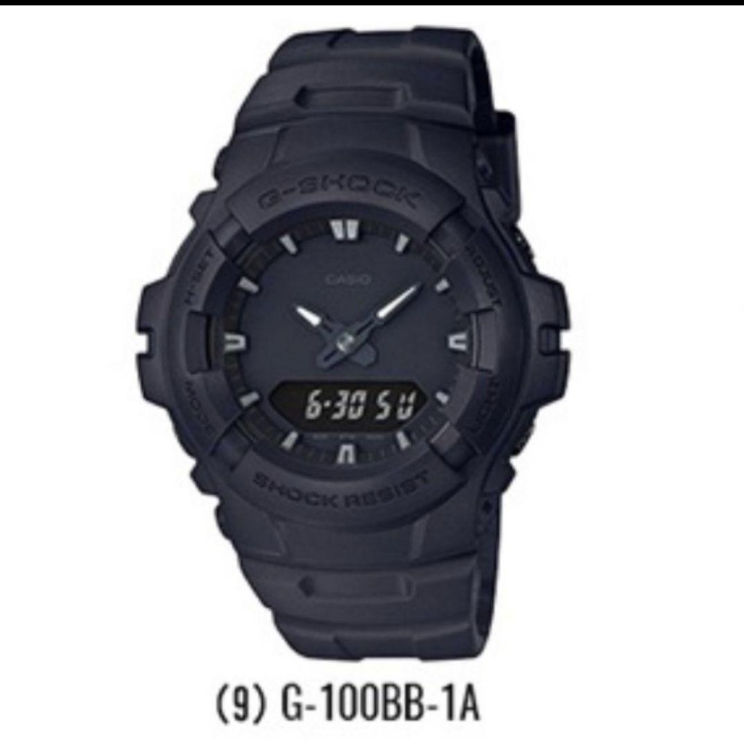 CASIO G Shock Black G 100BB
