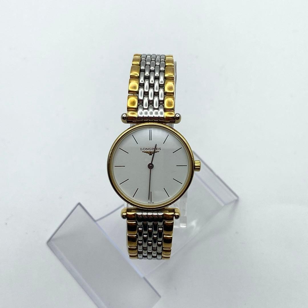 Longines La Grande Classique L4.135.2 Two-Tone Quartz Ladies Watch Junk As Is JP